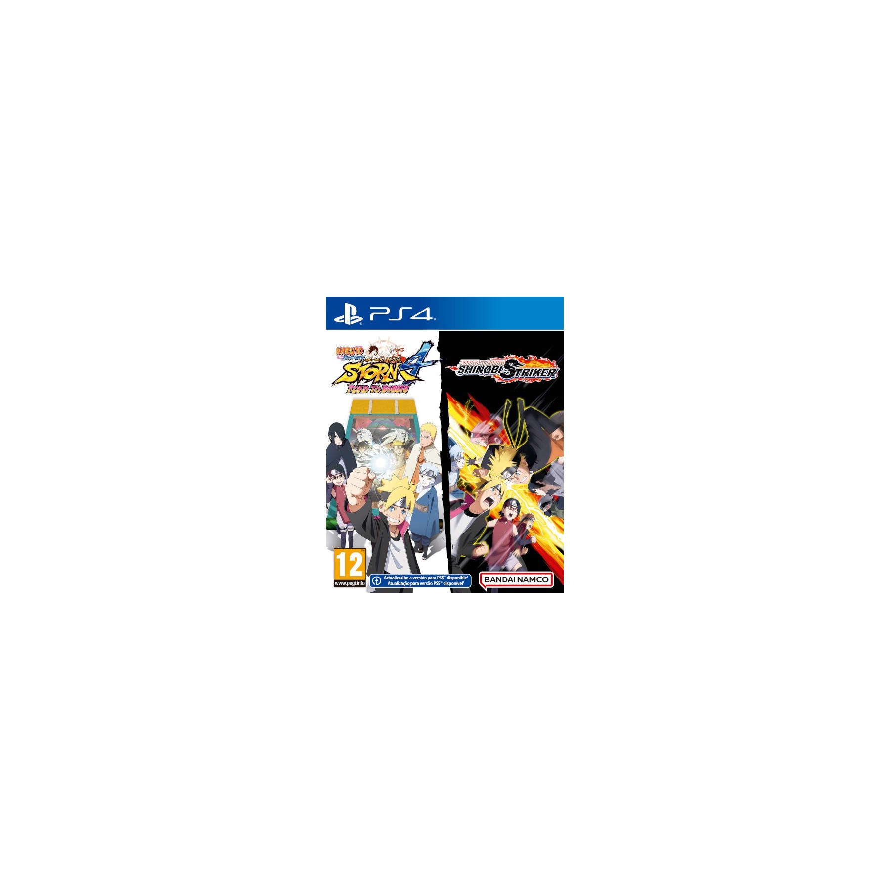 Naruto Shippuden Ultimate Ninja Storm 4, Road To Boruto + Naruto To Boruto Shinobi Striker (2&1) Juego para Consola Sony PlayStation 4, PS4 [PAL ESPAÑA]