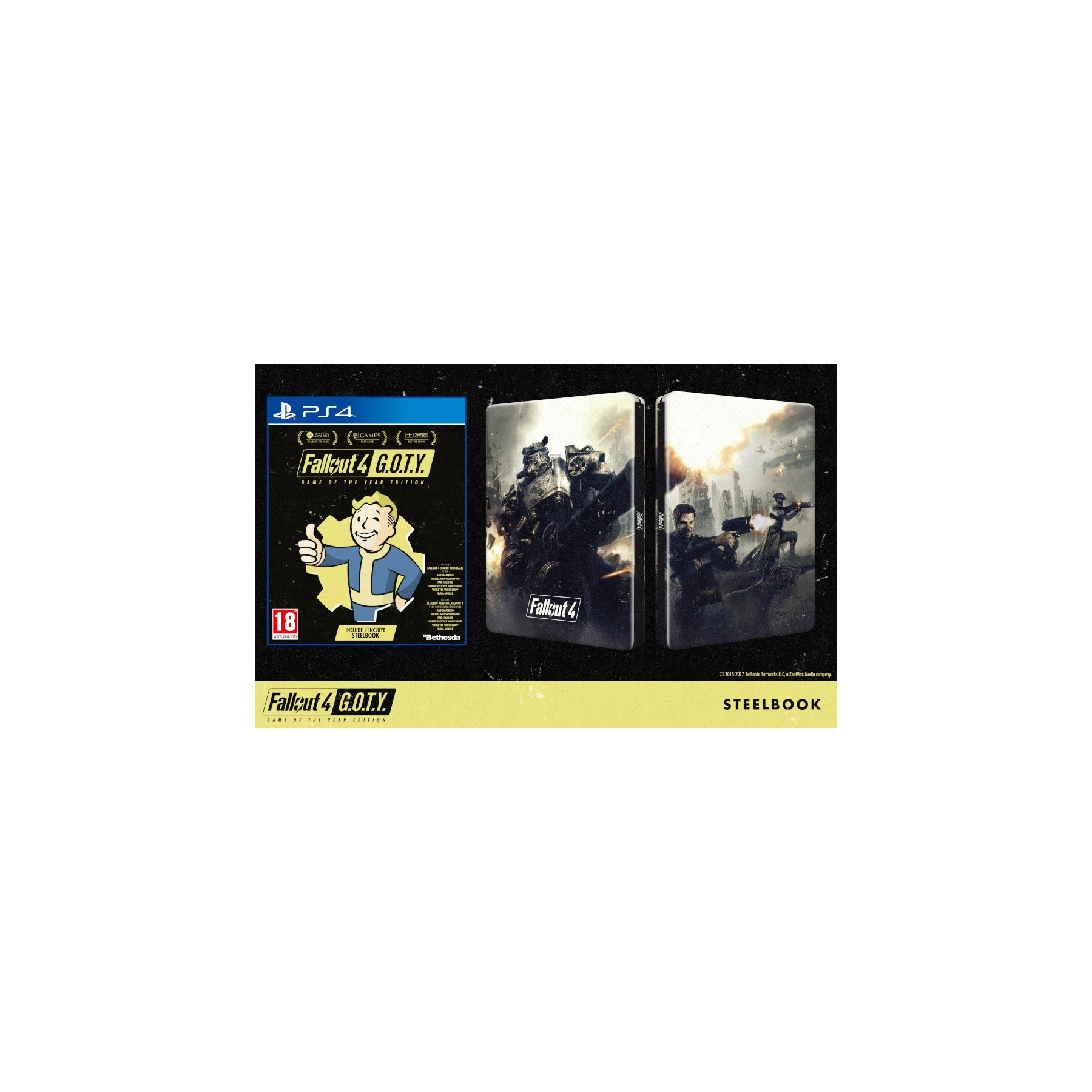 FALLOUT 4 G.O.T.Y STEELBOOK EDITION