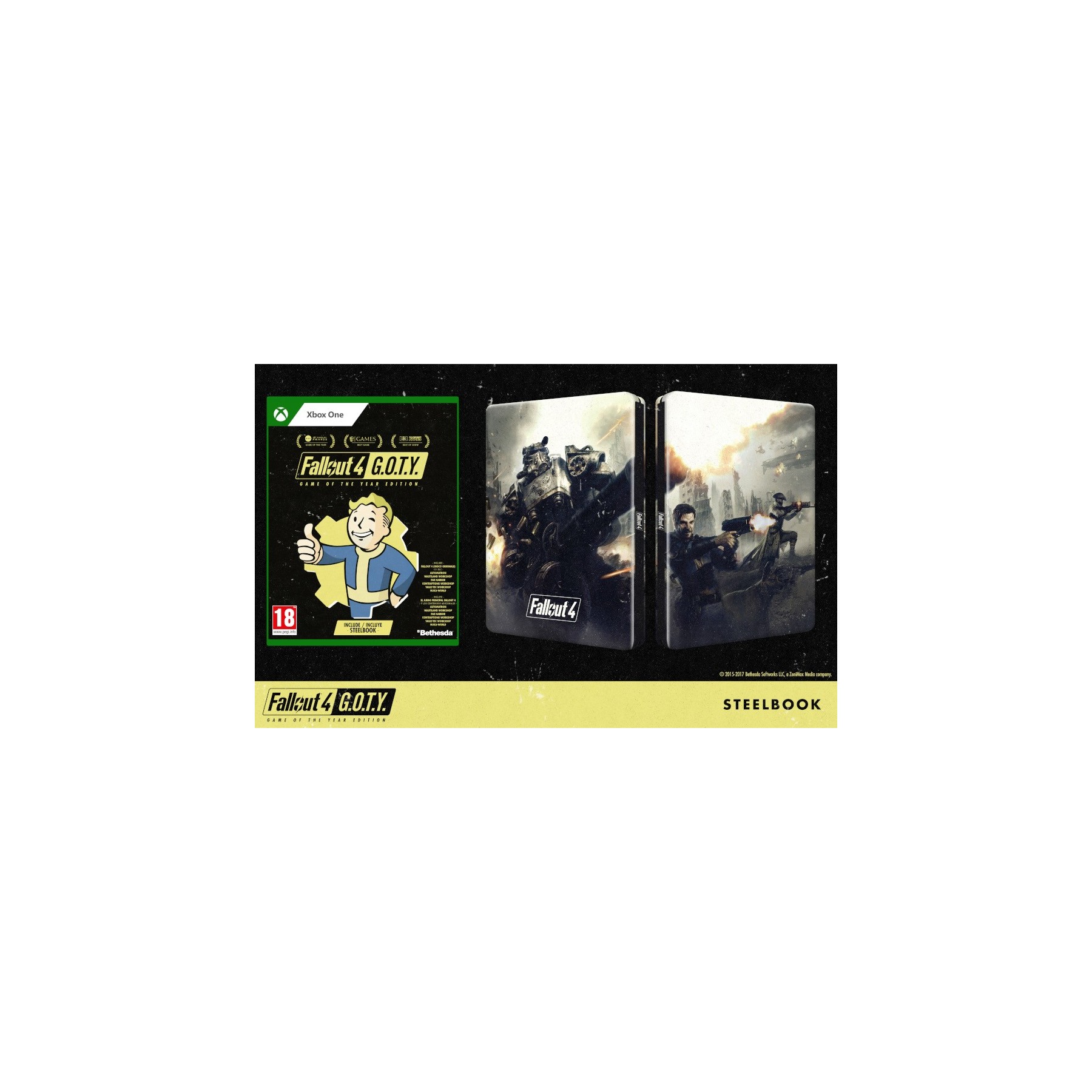 Fallout 4 G.O.T.Y Steelbook Edition Juego para Consola Microsoft XBOX One [PAL ESPAÑA]