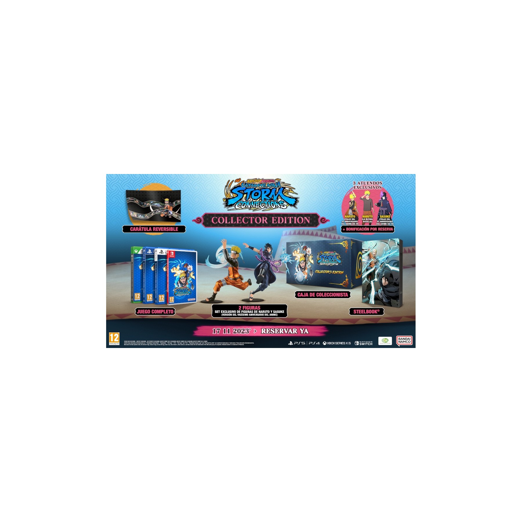 Naruto X Boruto Ultimate Ninja Storm Connections Collectors Edition Juego para Consola Nintendo Switch [PAL ESPAÑA]