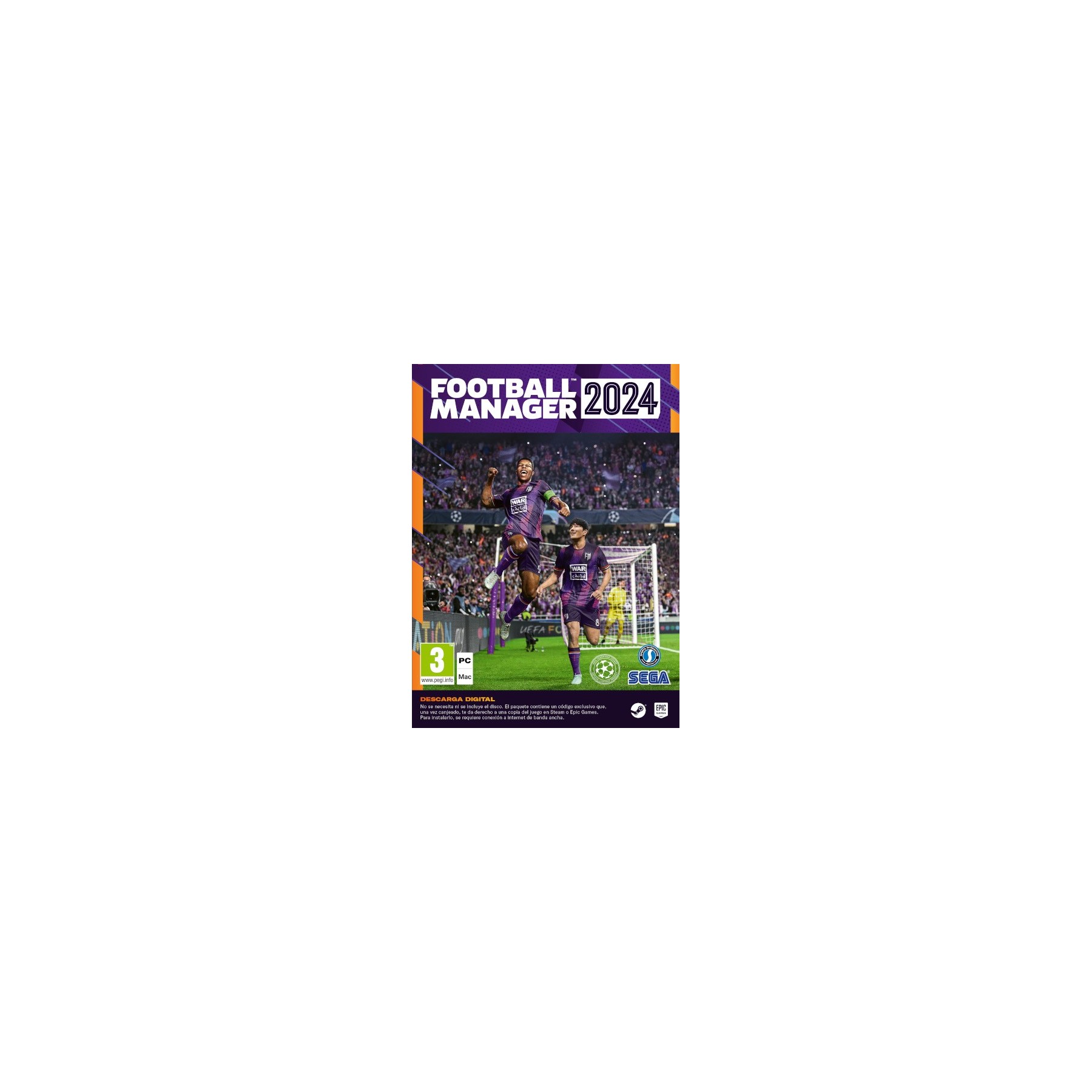 Football Manager 2024 [ DIGITAL ] Juego para PC, Ordenador y Portatil [PAL ESPAÑA]