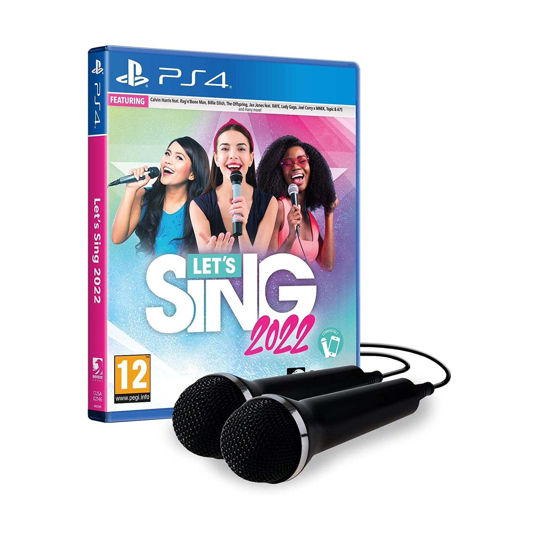 Let's Sing 2022 + 2 MIC. Juego para Consola PlayStation 4 PS4