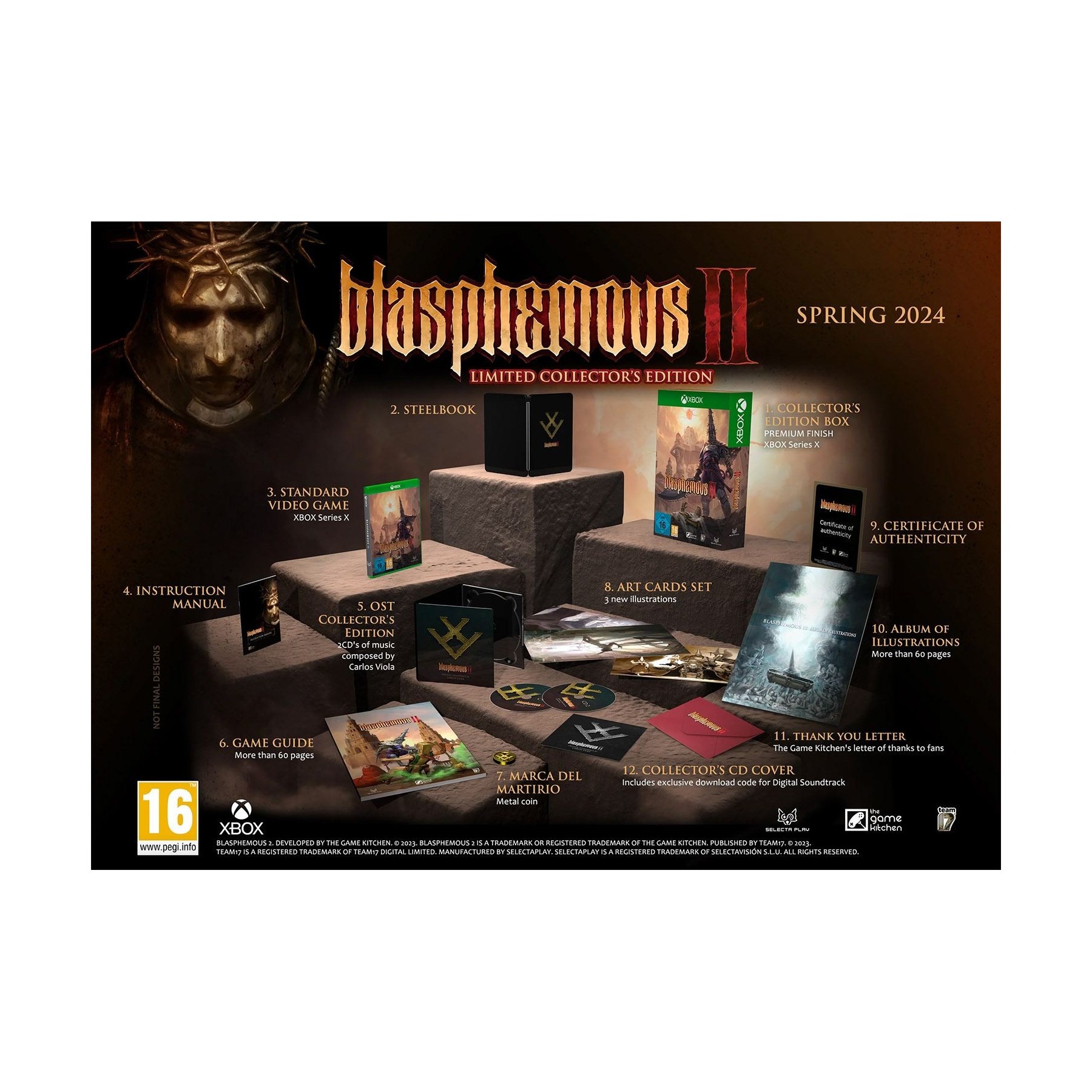 Blasphemous 2 Limited (Collector´s Edition) Juego para Consola Microsoft Xbox Series X [ PAL ESPAÑA ]