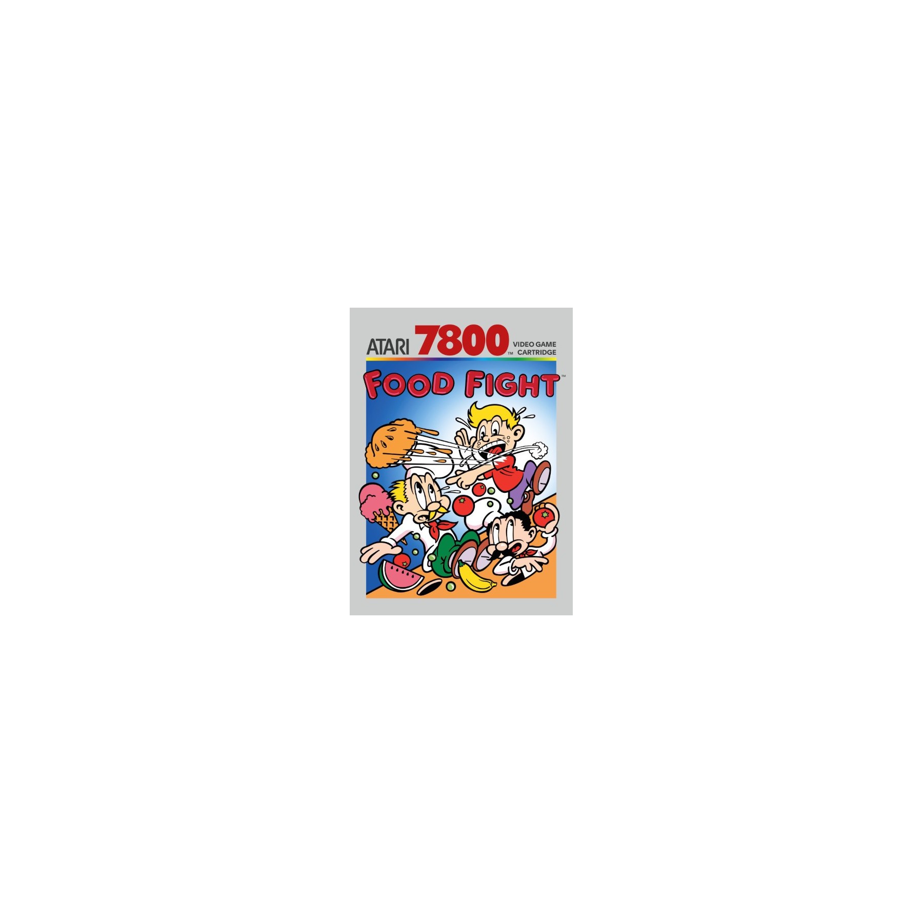 ATARI 7800 FOOD FIGHT