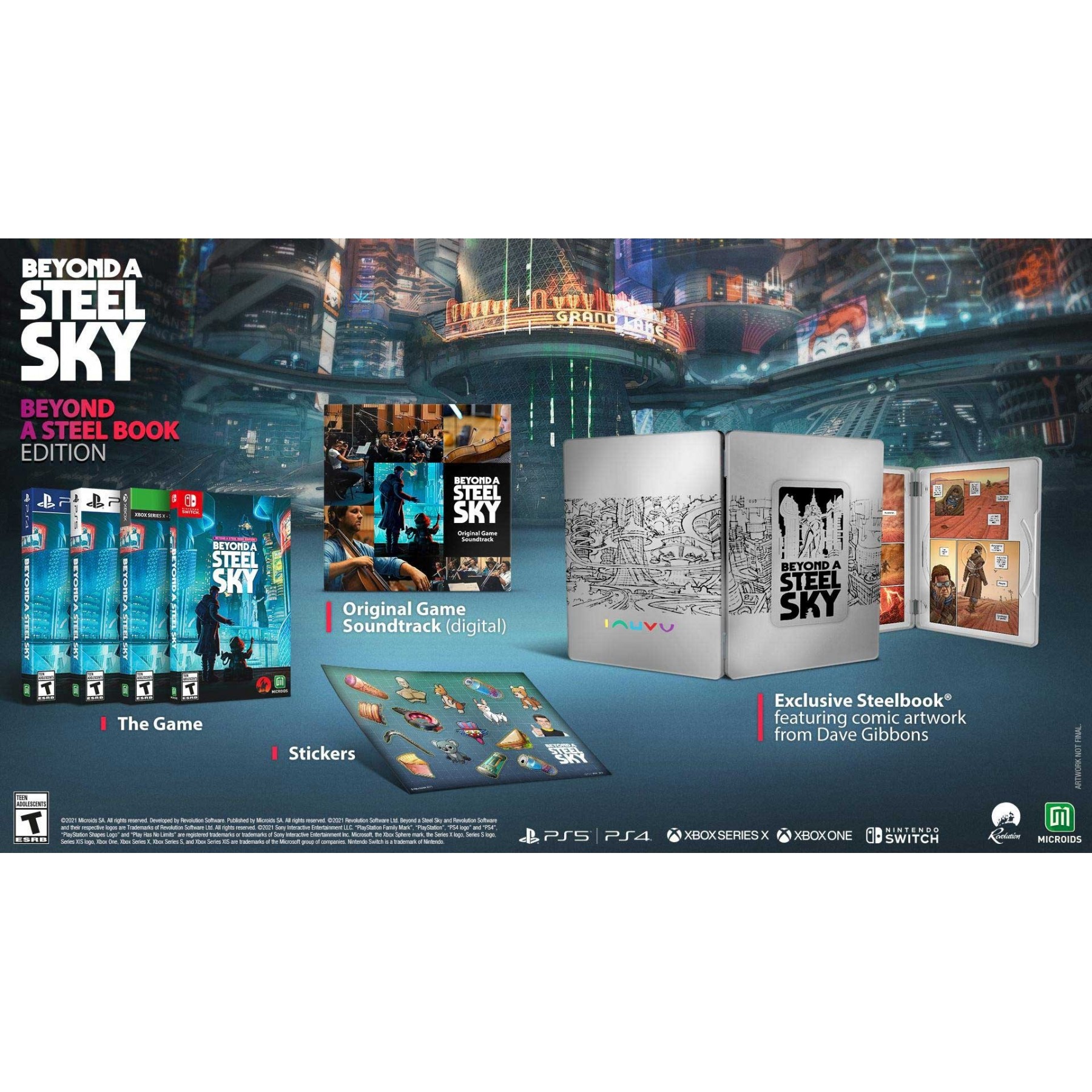 Beyond a Steel Sky - Beyond A Steelbook Edition Juego para Consola Microsoft XBOX One [ PAL ESPAÑA ]