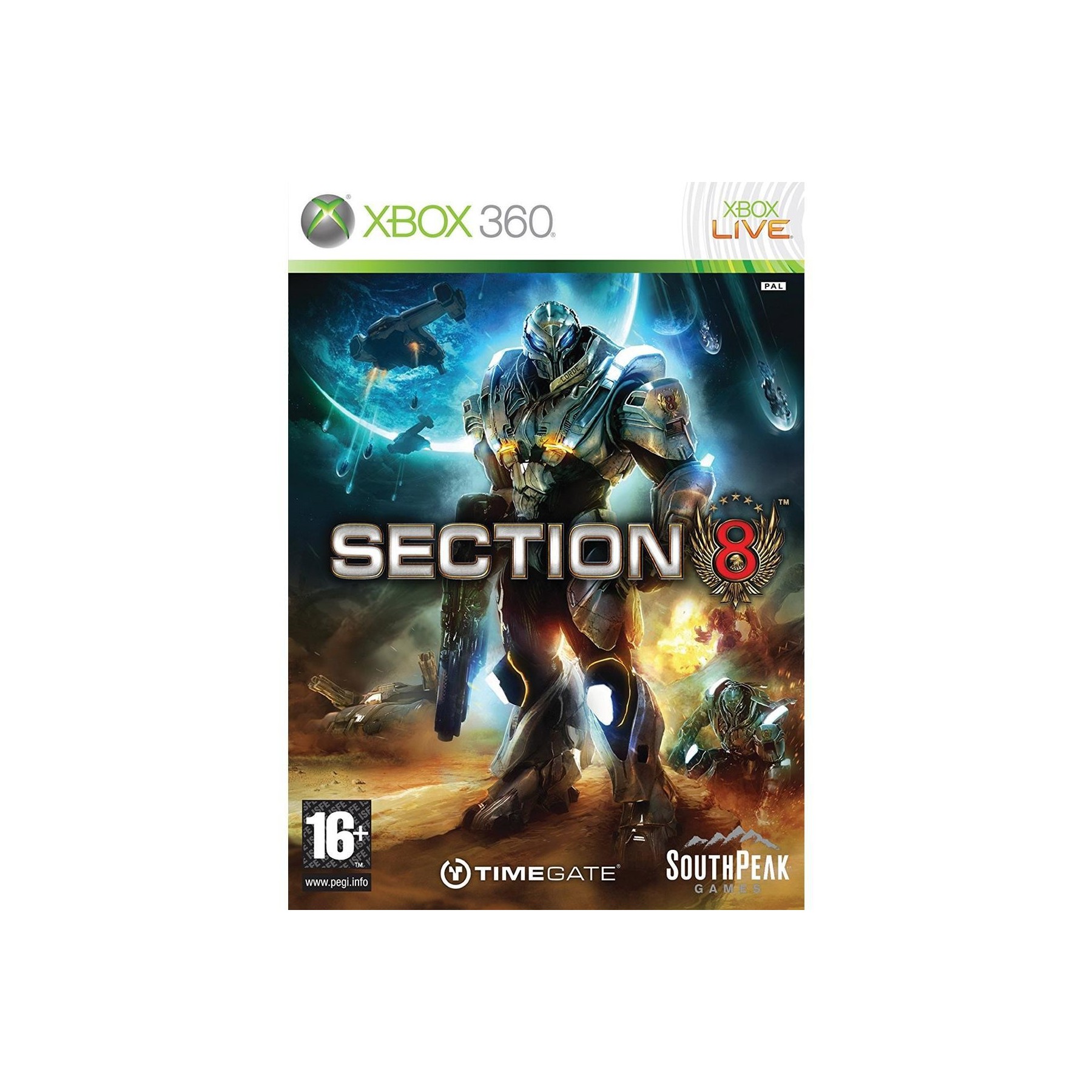 Section 8 Juego para Consola Microsoft XBOX 360 [PAL ESPAÑA]