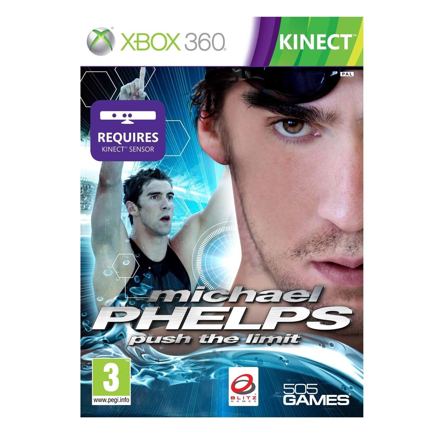 Michael Phelps X360 Version Importación