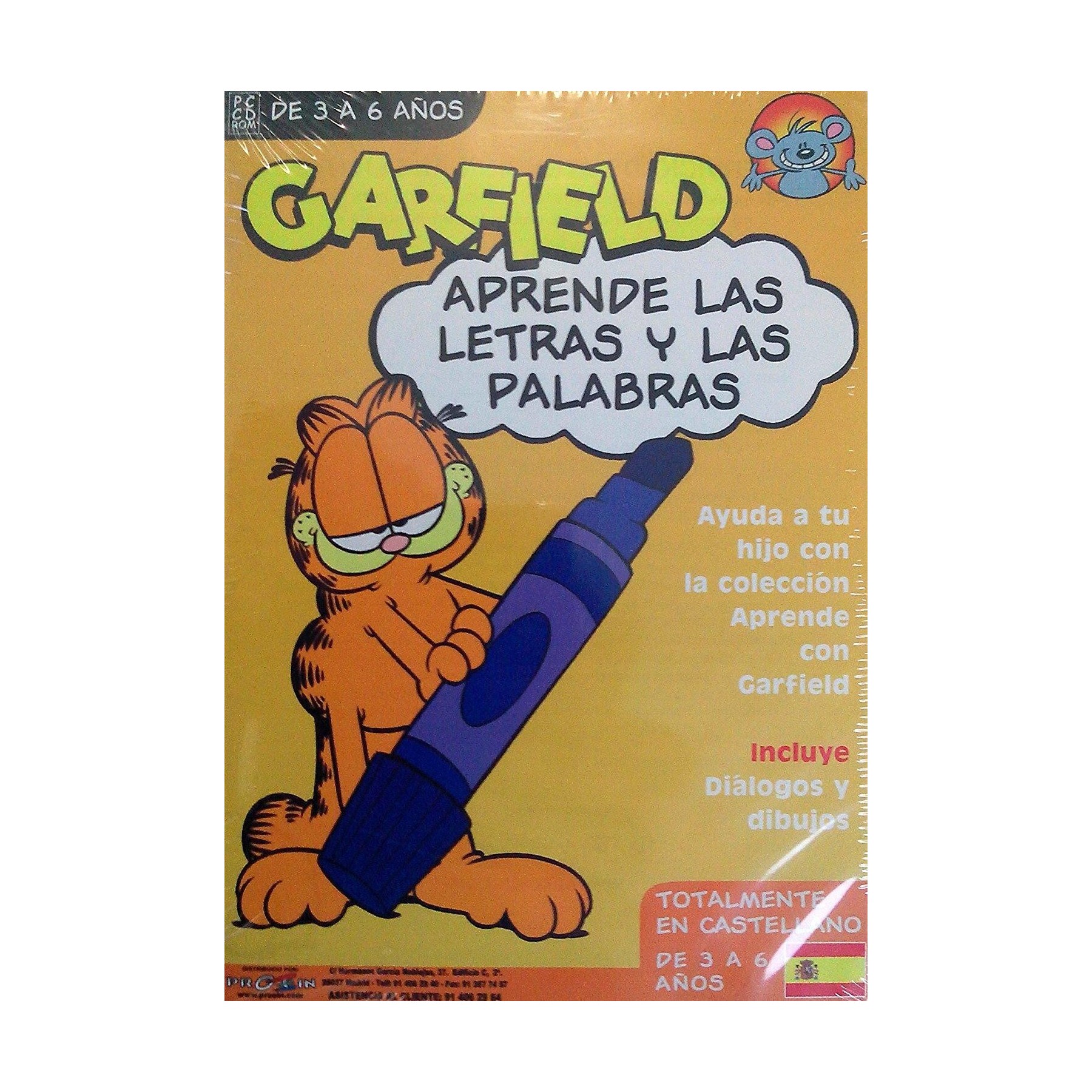 Garfield Aprende Las Letras Y Las Palabras Pc