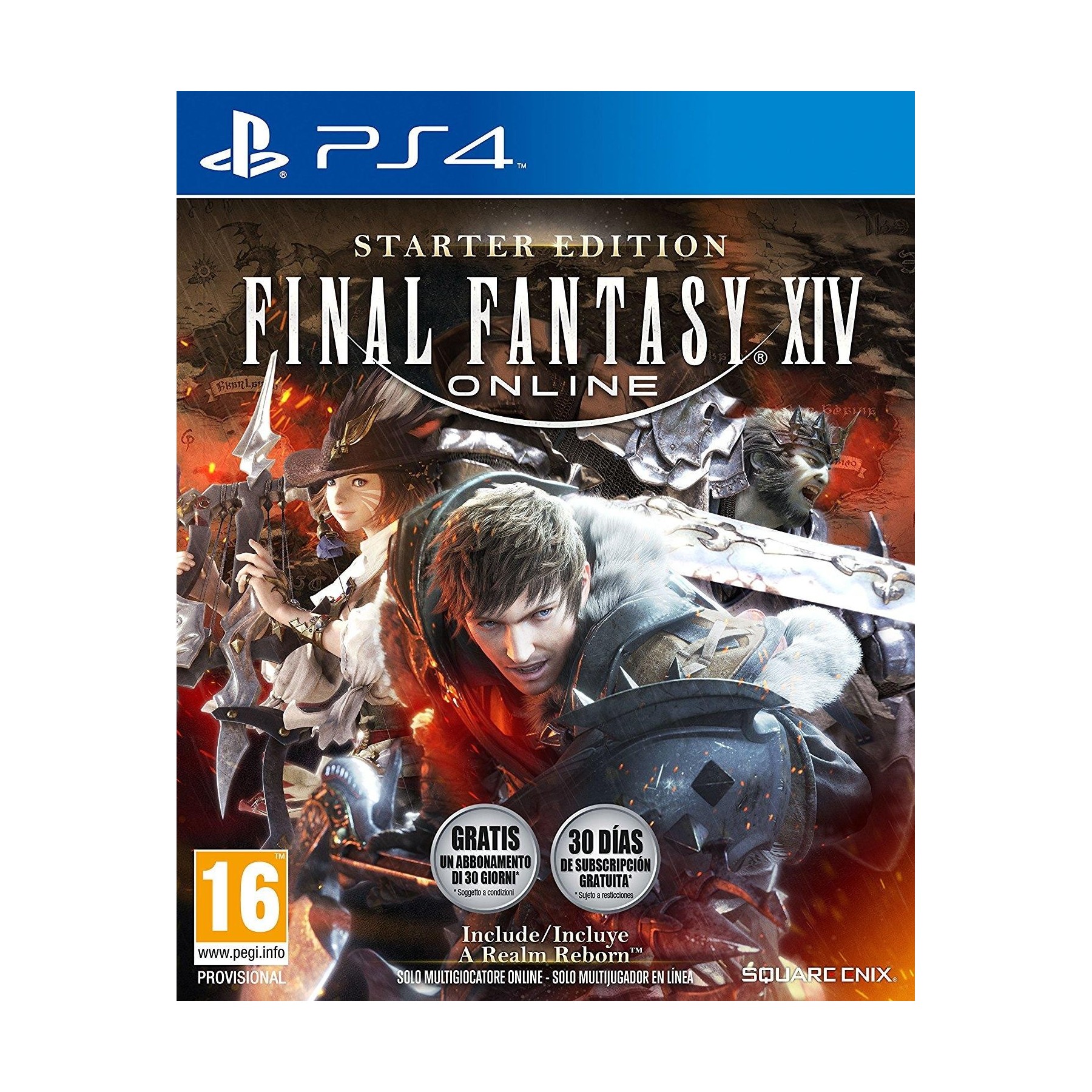 Final Fantasy XIV Starter Pack Juego para Consola Sony PlayStation 4 [PAL ESPAÑA]