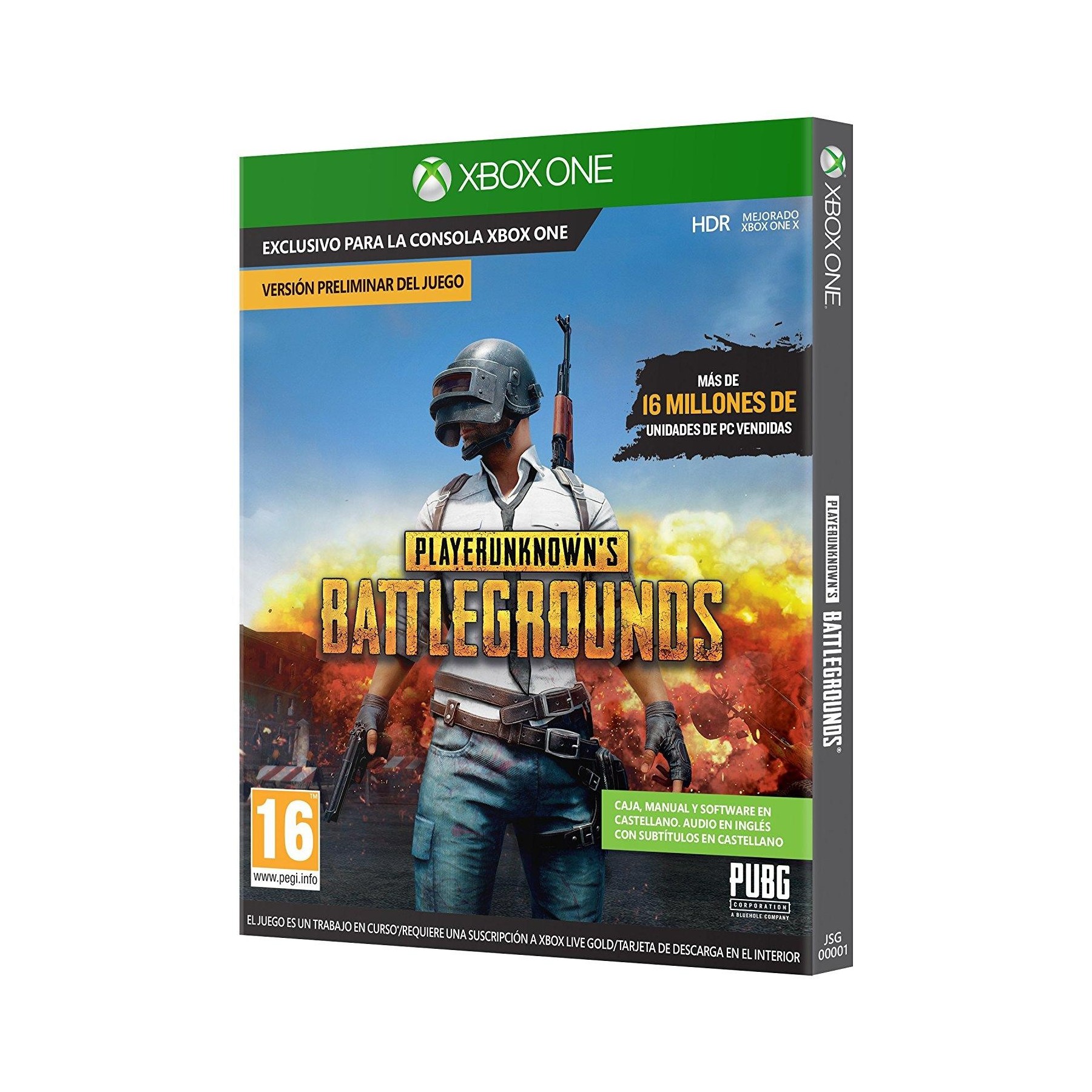 Playerunknown'S Battlegrounds(Codigo Digital) Xbox One