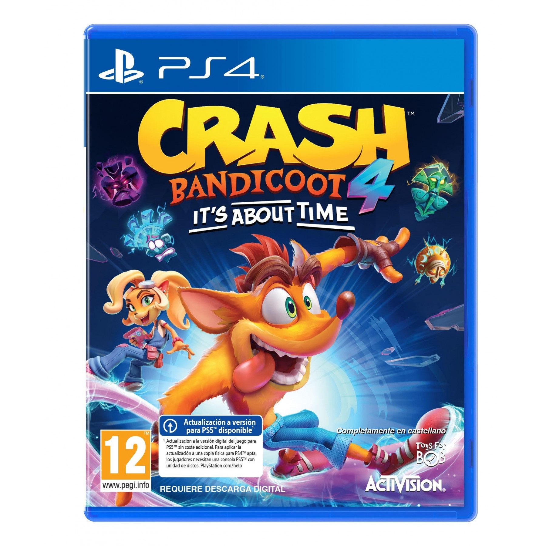 Crash Bandicoot 4 It´S About Time Juego para Consola Sony PlayStation 4 [PAL ESPAÑA]