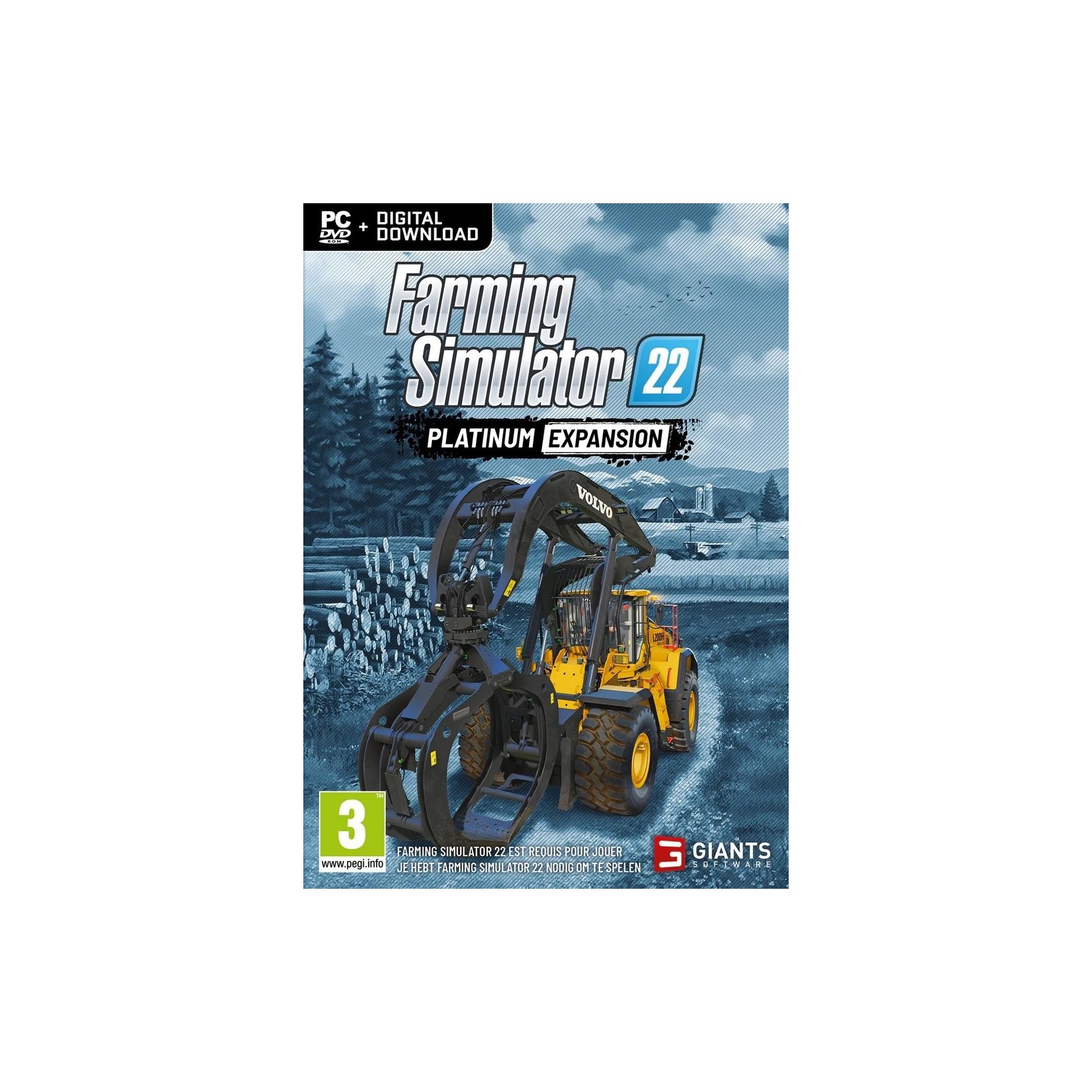 Farming Simulator 22: Platinum Expansion Juego para PC Ordenador [PAL ESPAÑA]