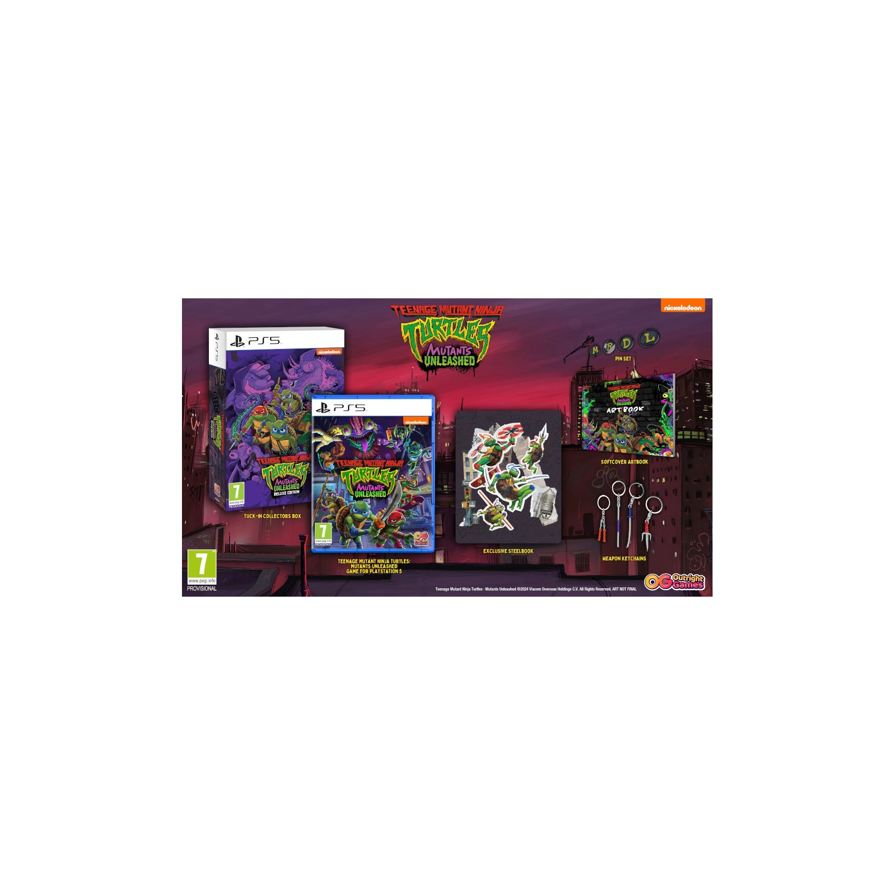 Teenage Mutant Ninja Turtles: Mutants Unleashed - Deluxe Edition Juego Fisico para Consola Sony PlayStation 5 [ PAL ESPAÑA ]