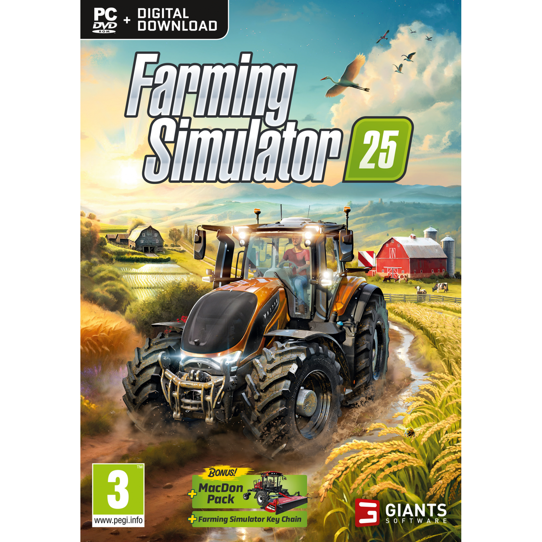 Farming Simulator 25 Juego Fisico para PC, Ordenador