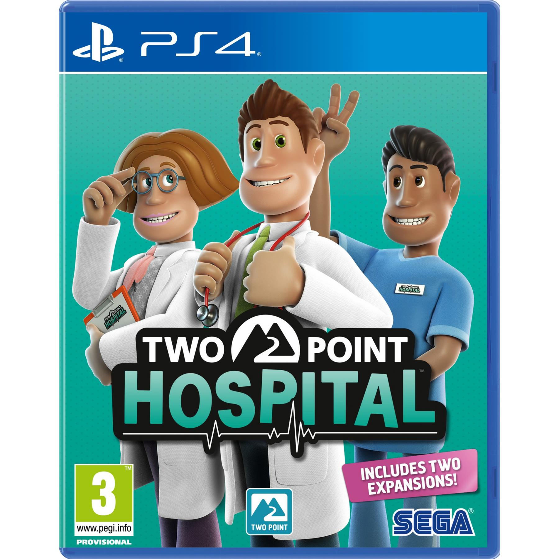 Two Point Hospital Juego Fisico para Consola Sony PlayStation 4 PS4 PAL FR