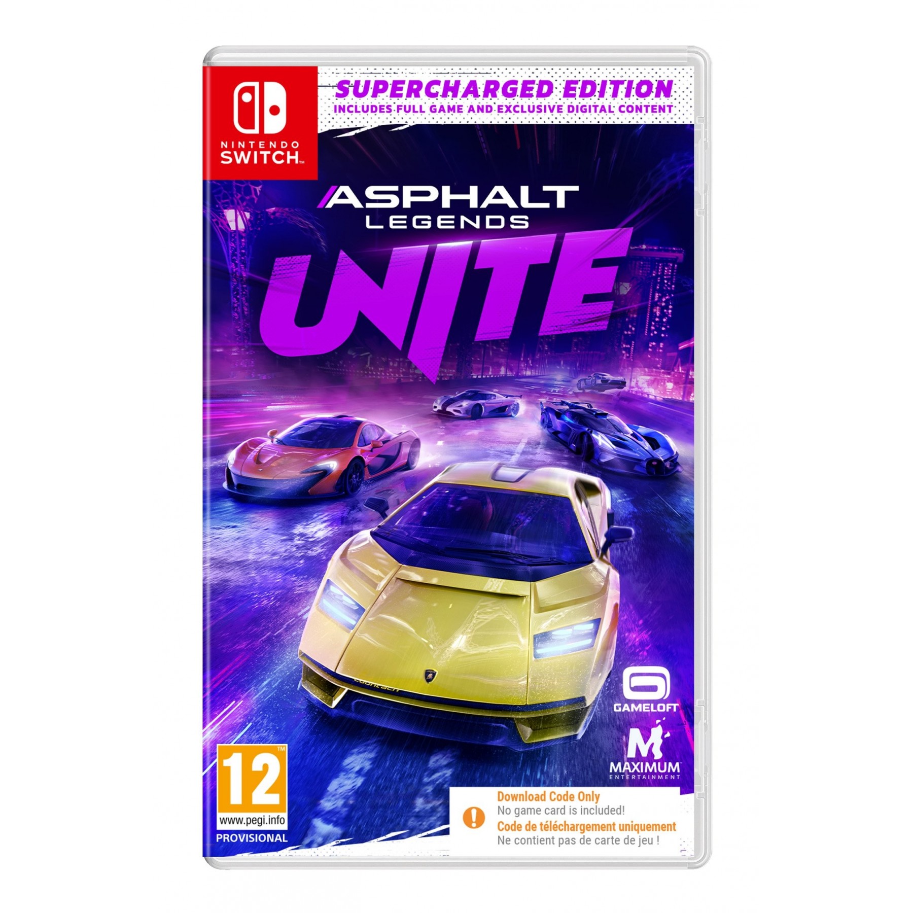 Asphalt Legends UNITE: Supercharged Edition (Code in Box)