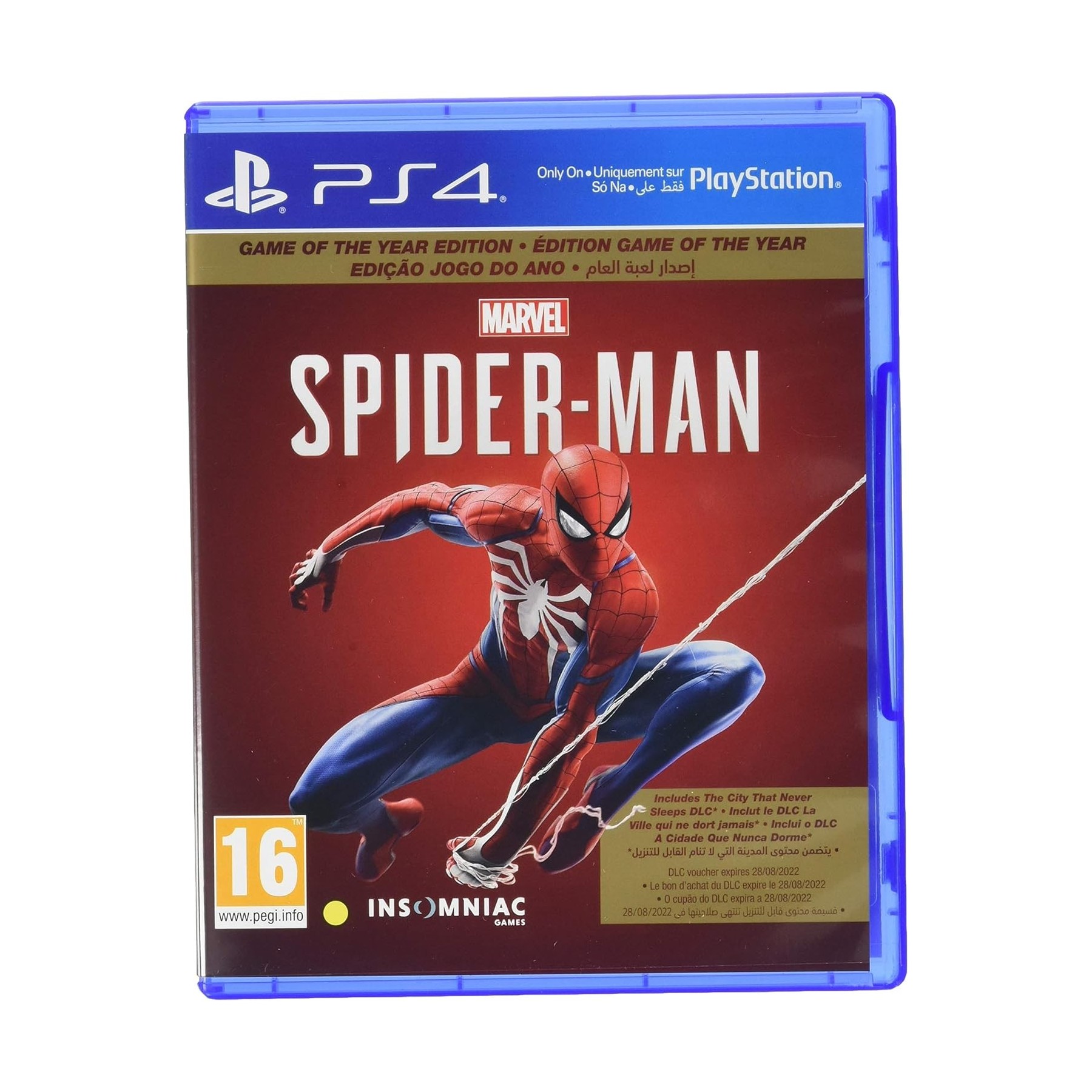 Spider-Man (Game of the Year) (UK/Arabic) Juego Fisico para Consola Sony PlayStation 4 PS4