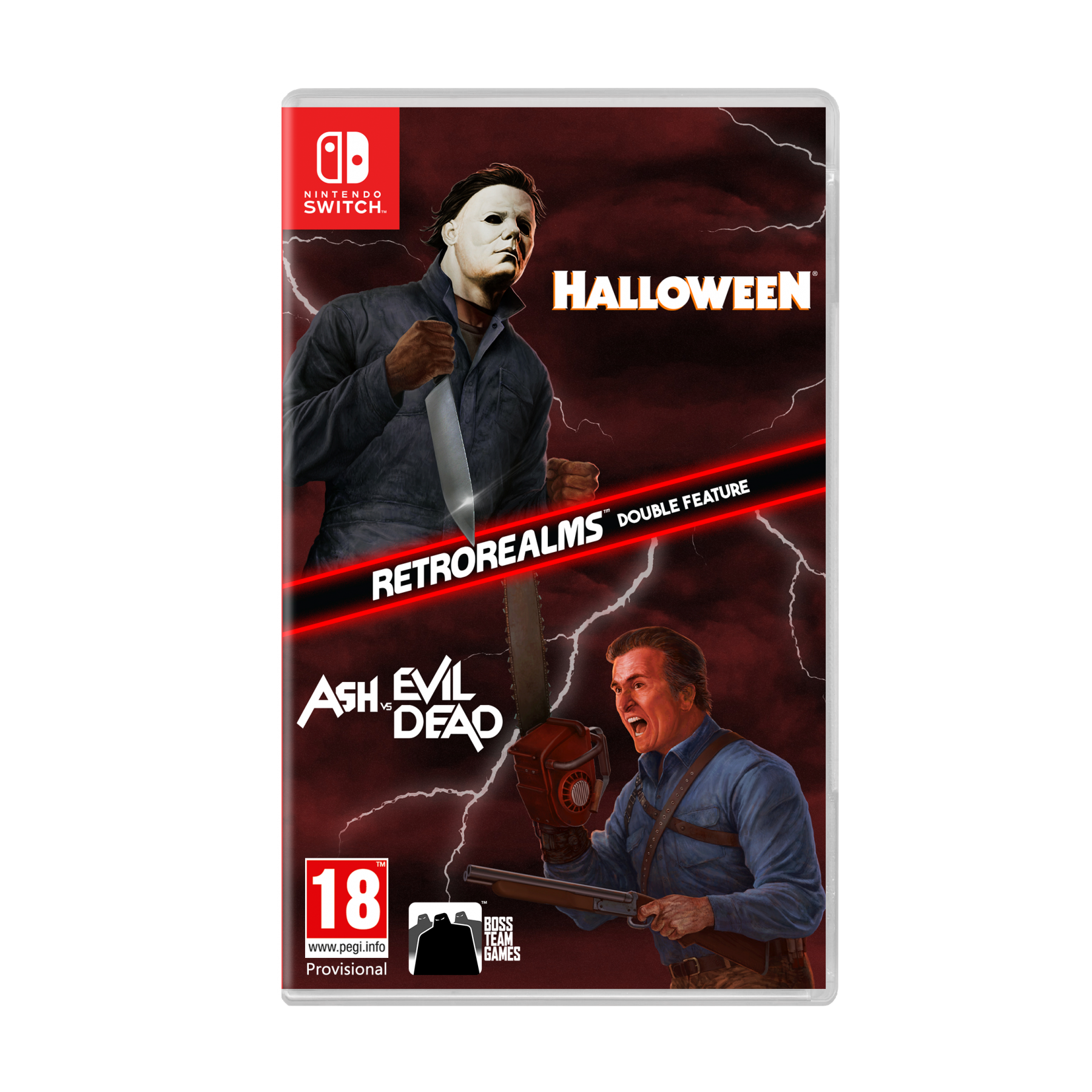 Halloween and Ash vs Evil Dead RetroRealms Double Feature Juego Fisico para Consola Nintendo Switch