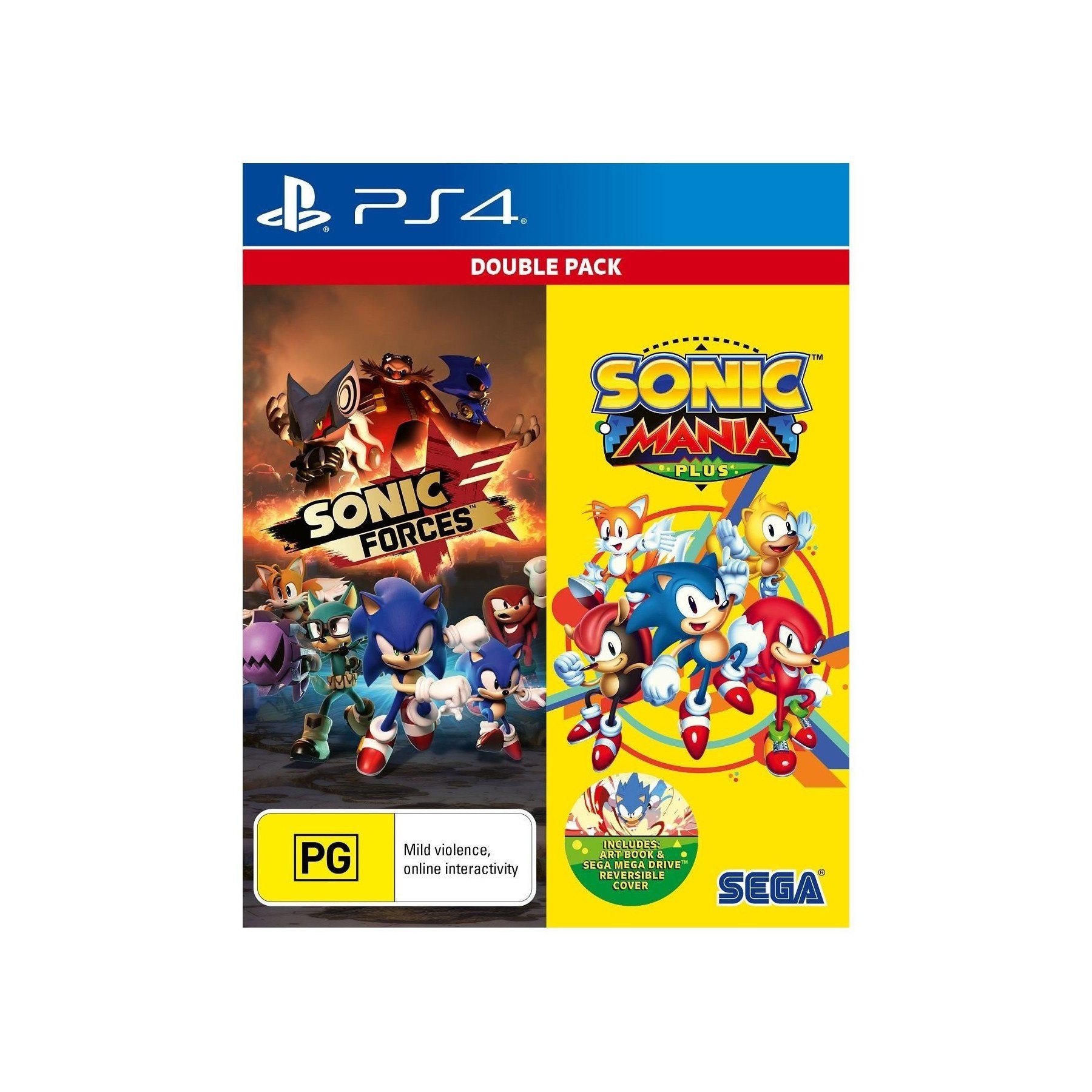 Sonic Mania Plus and Sonic Forces Double Pack