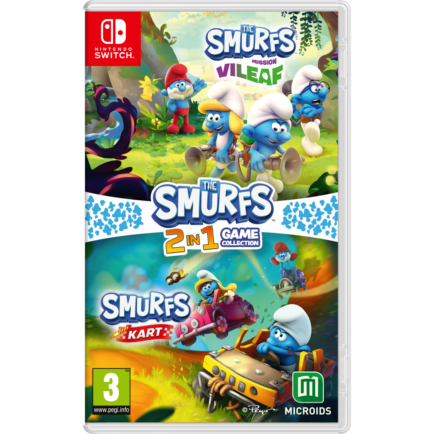 Smurfs 2 in 1 Game Collection