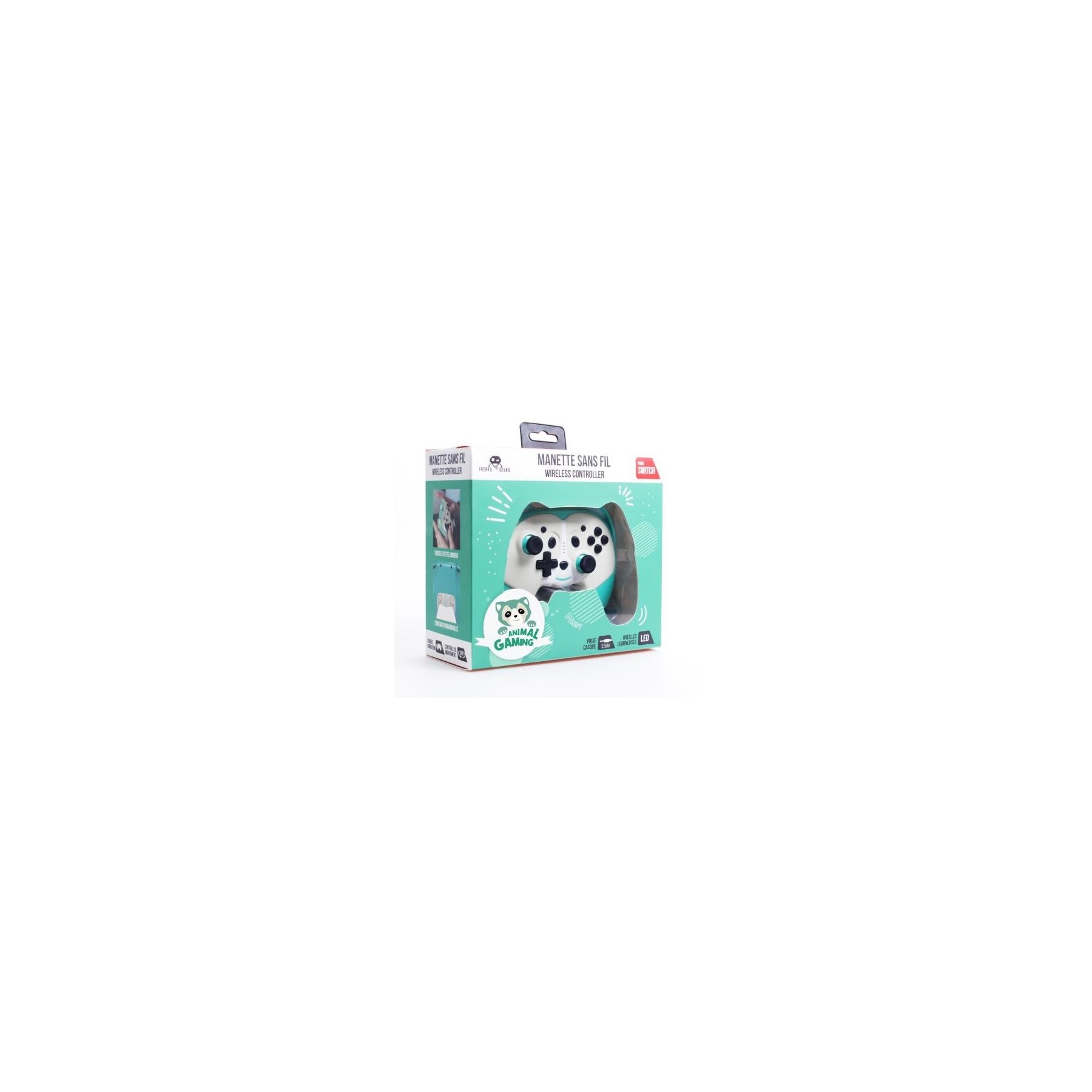 Wireless Controller Pandy for Switch with paddles - Green