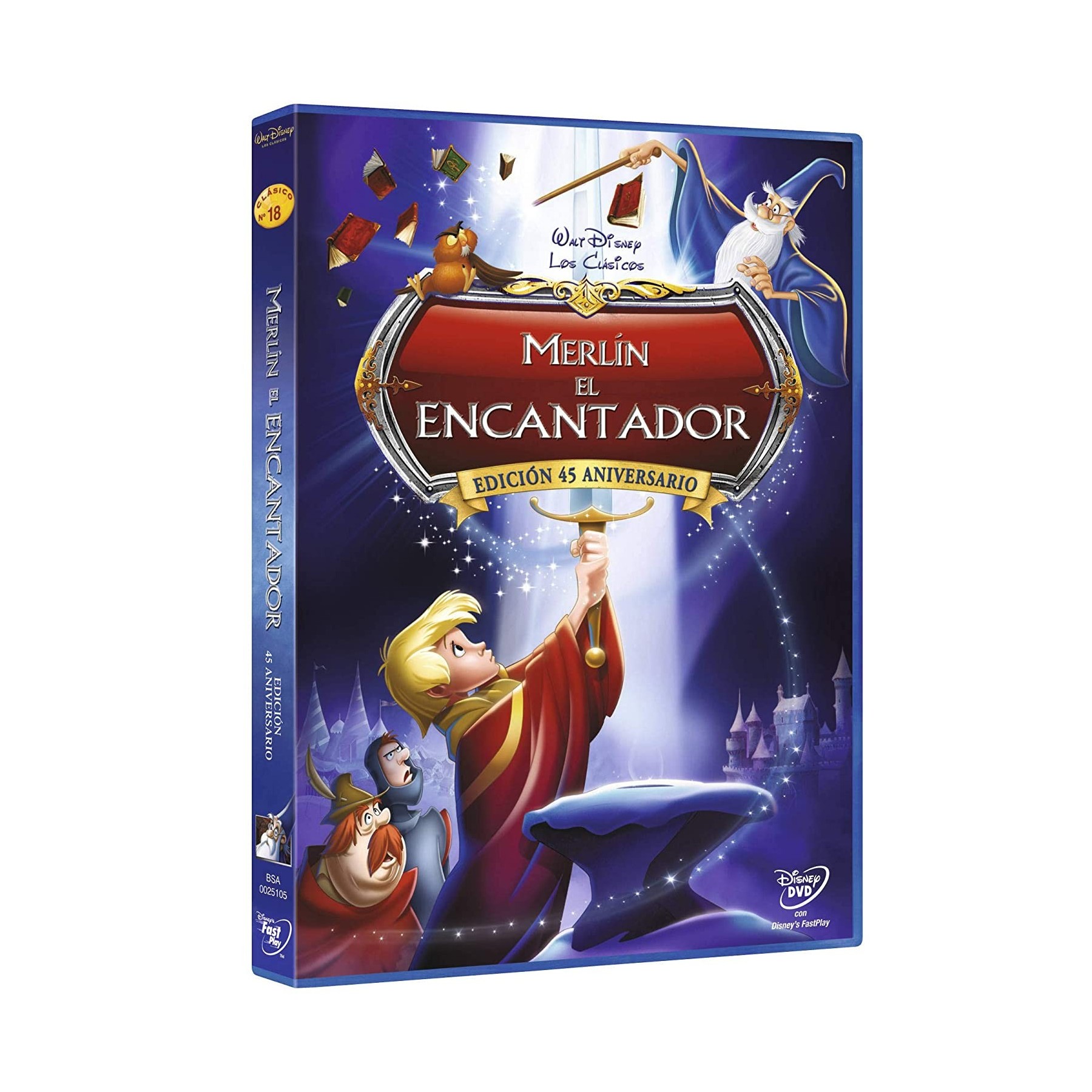 Merlín El Encantador  (Edición 45 Aniversario Disney     Dvd