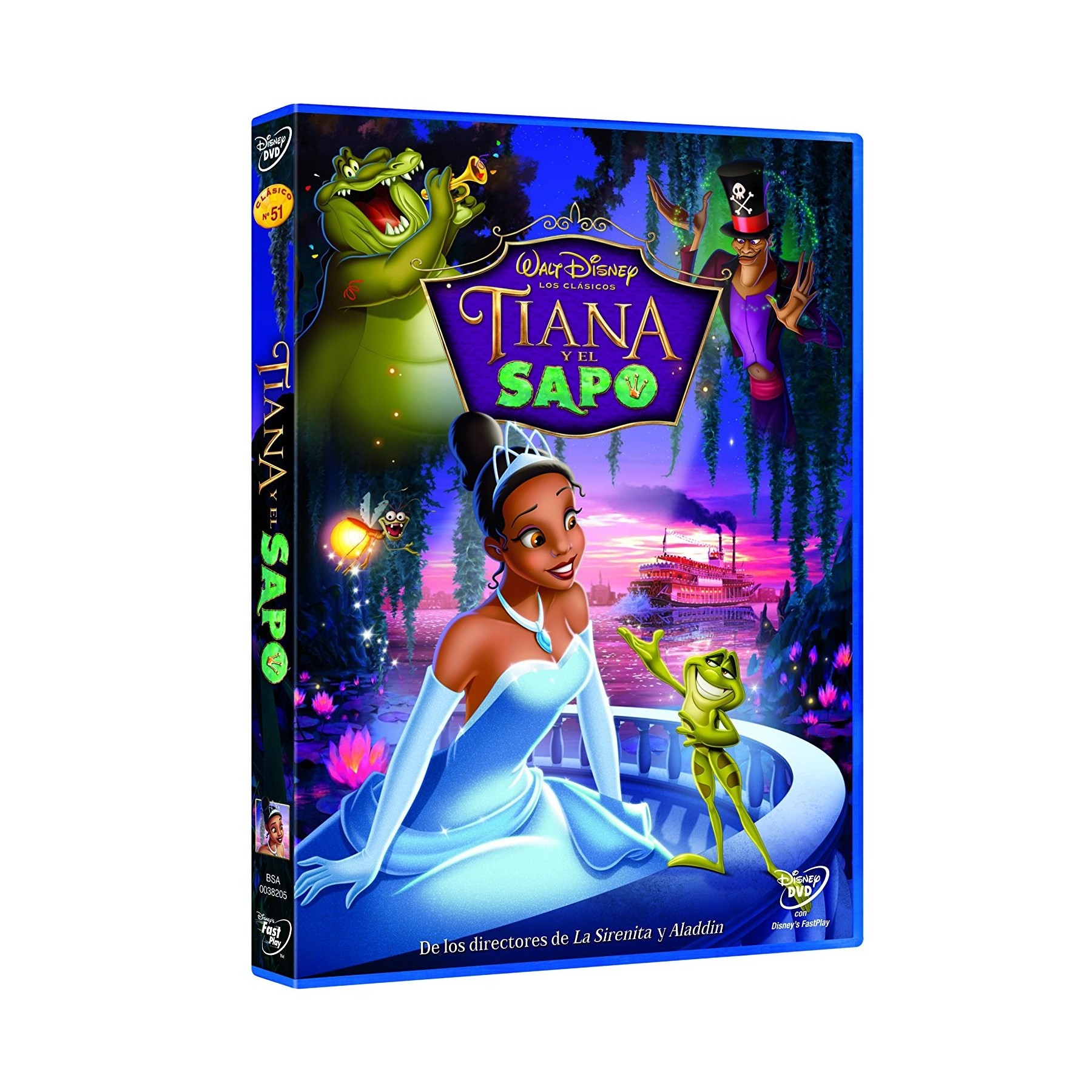 Tiana Y El Sap Disney     Dvd Vta