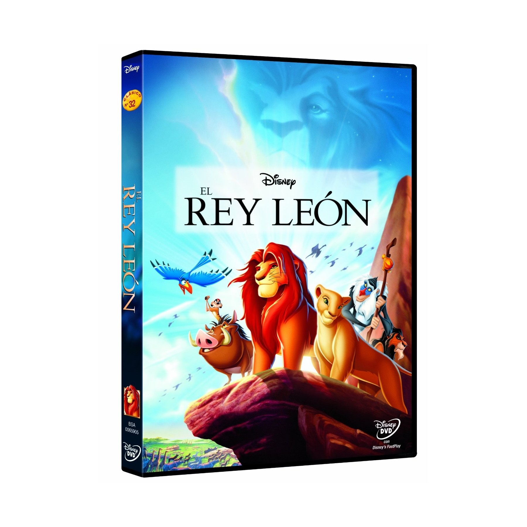 El Rey León Disney     Dvd Vta