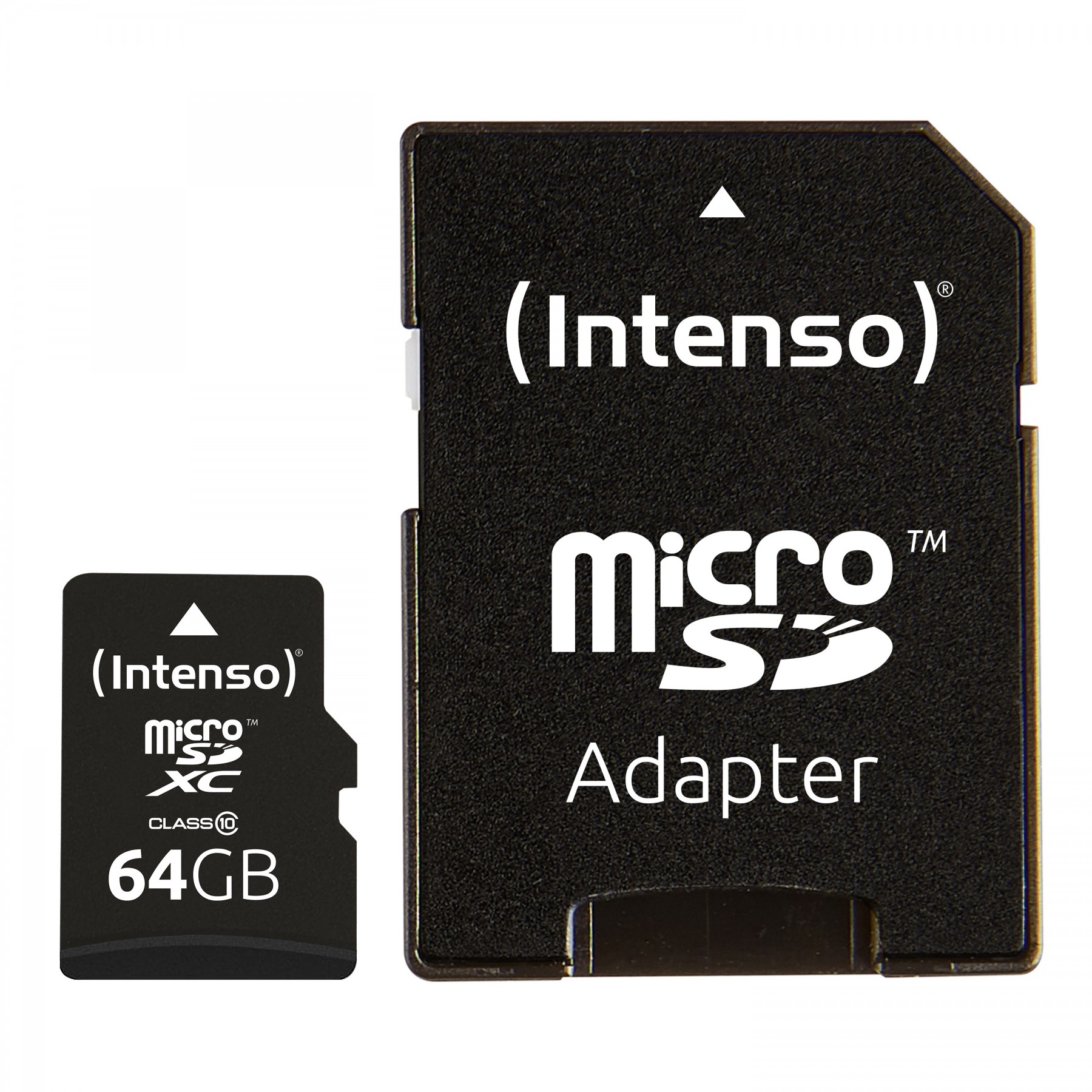 Tarjeta Micro Sd Intenso 64 Gb  Clase 10 + Adaptador