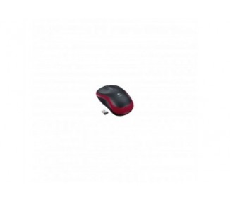 Raton Optico Logitech M185 Wireless Rojo