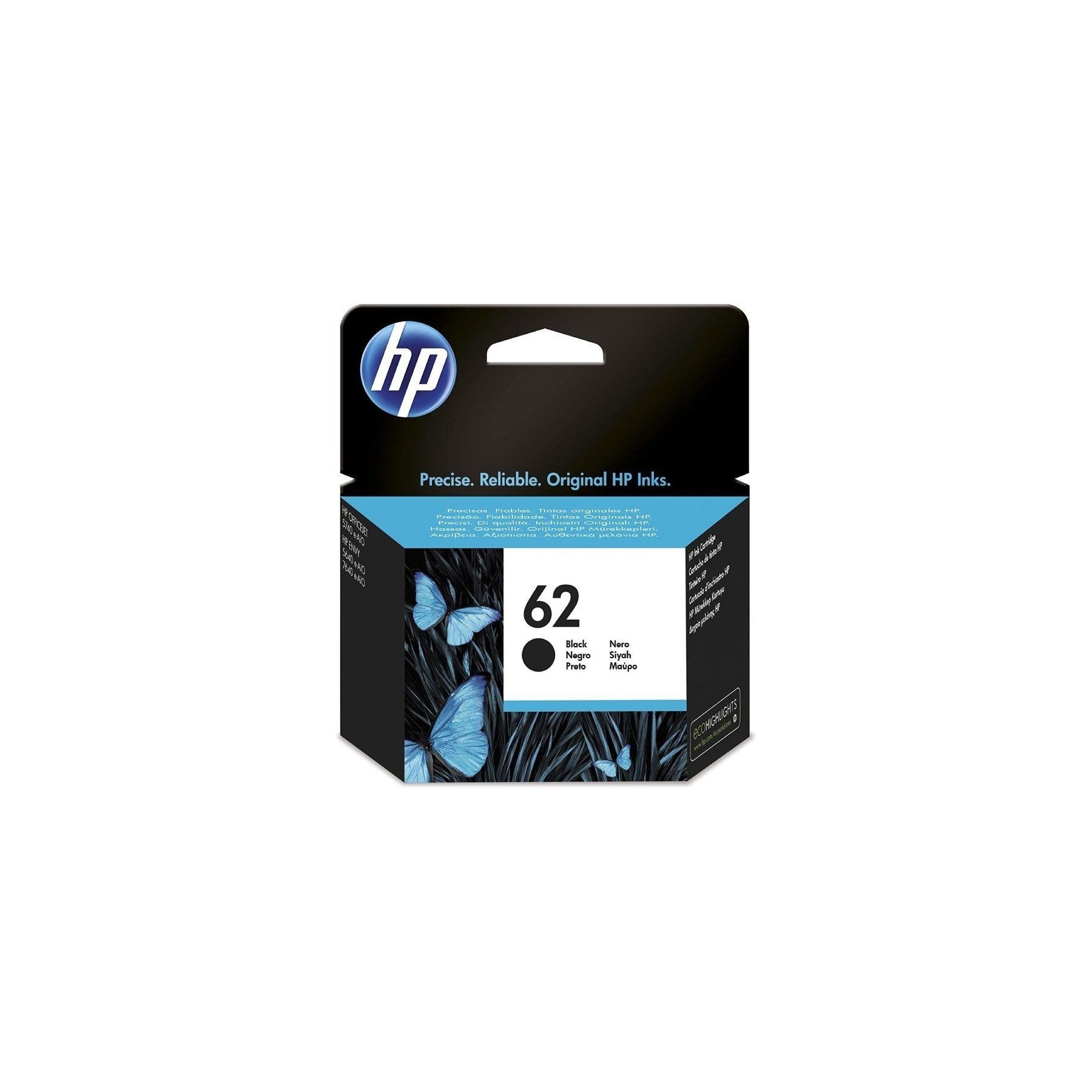 Cartucho Orig Hp Nº 62 Negro C2P04Ae