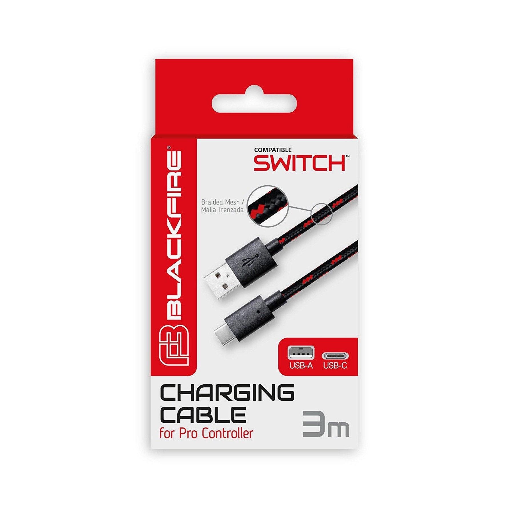 Charging Cable Para Mando Pro 3M N Switch/Switch Lite