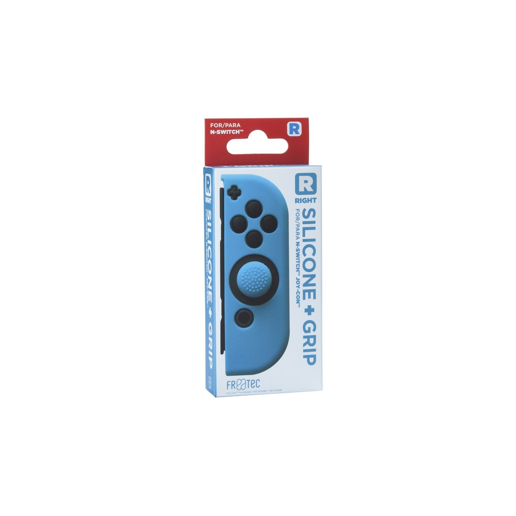 Funda Protectora De Silicona Para Joy-Con Derecho + Grip Par