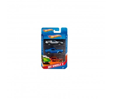 Blister 3 coches Hot Wheels surtido