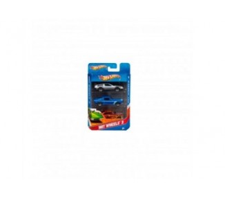 Blister 3 coches Hot Wheels surtido