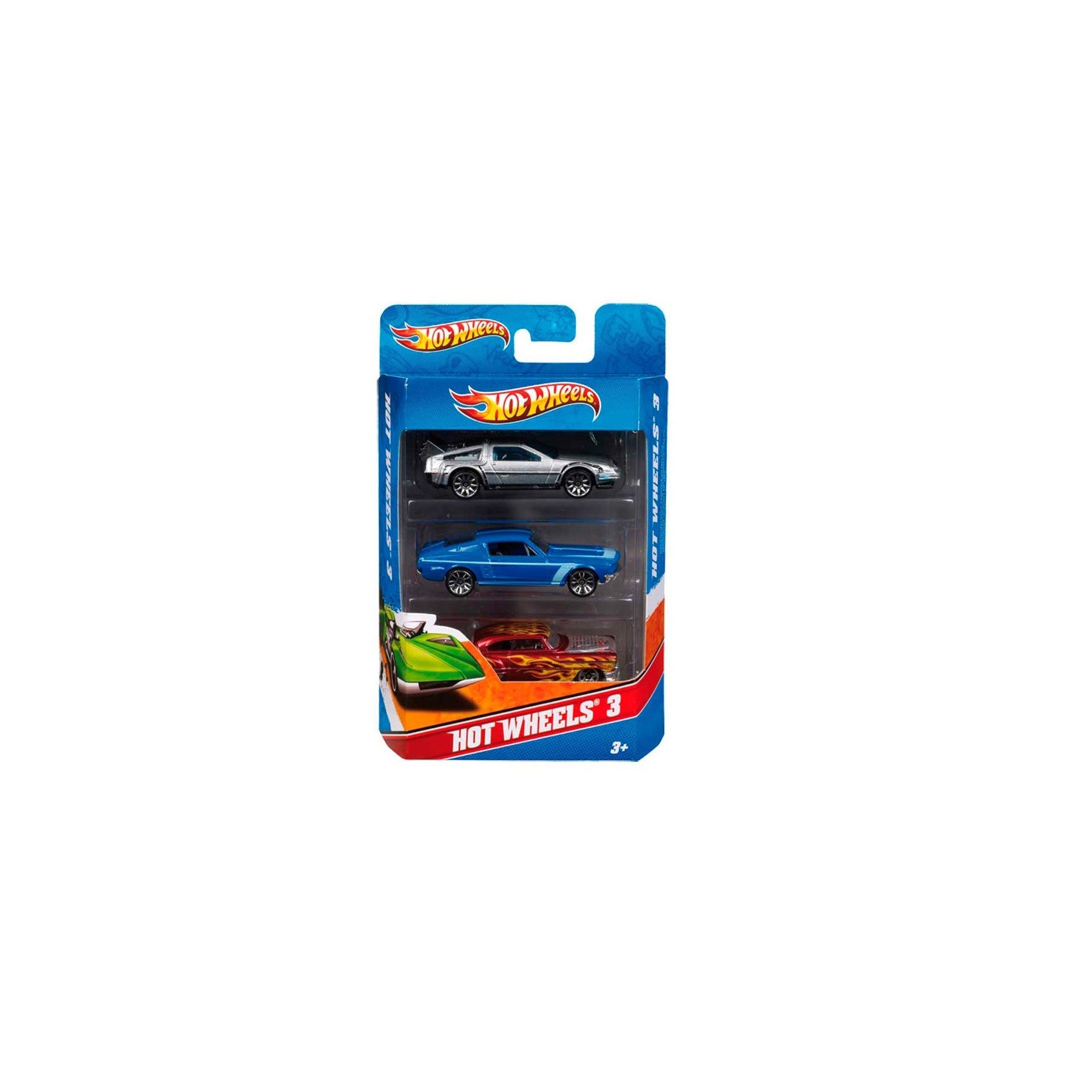 Blister 3 coches Hot Wheels surtido