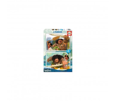 Puzzle Vaiana Disney 2x48pz