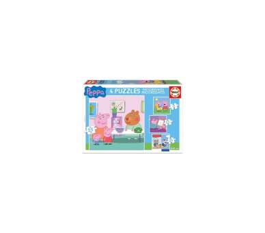 Puzzles progresivos Peppa Pig 12-20-25-25pz