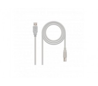 Nanocable Cable Usb 2.0 Impresora, Tipo A/M B/M, 1.8 M