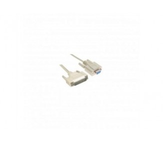 Nanocable Cable Serie Null Modem, Db9/H-Db25/M, 1.8 M