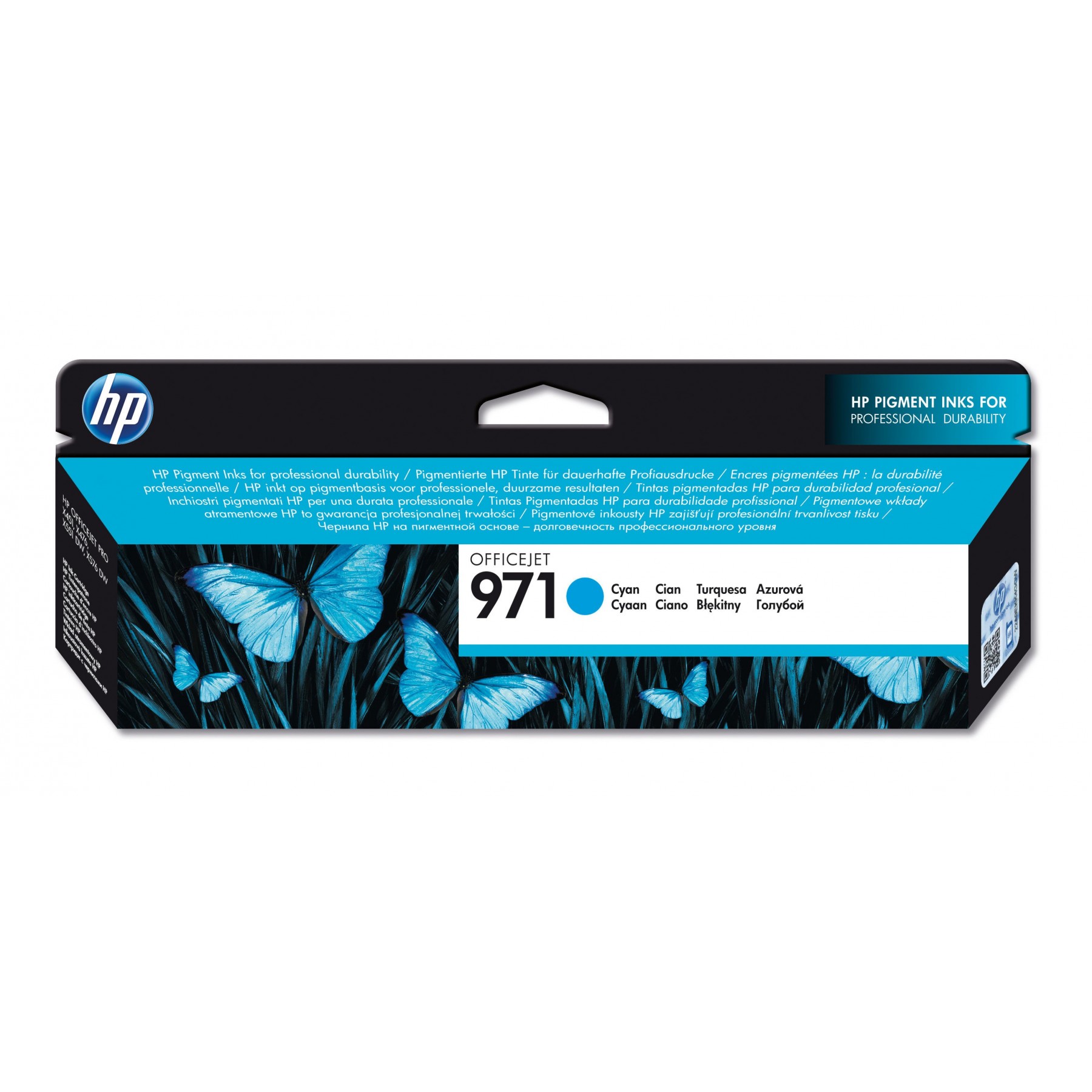 Tinta Original Hp Nº 971 Cyan Officejet Pro X451,