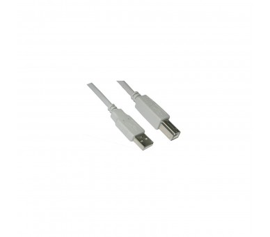 Nanocable Cable Usb 2.0 Impresora, Tipo A/M-B/M, Beige,3.0