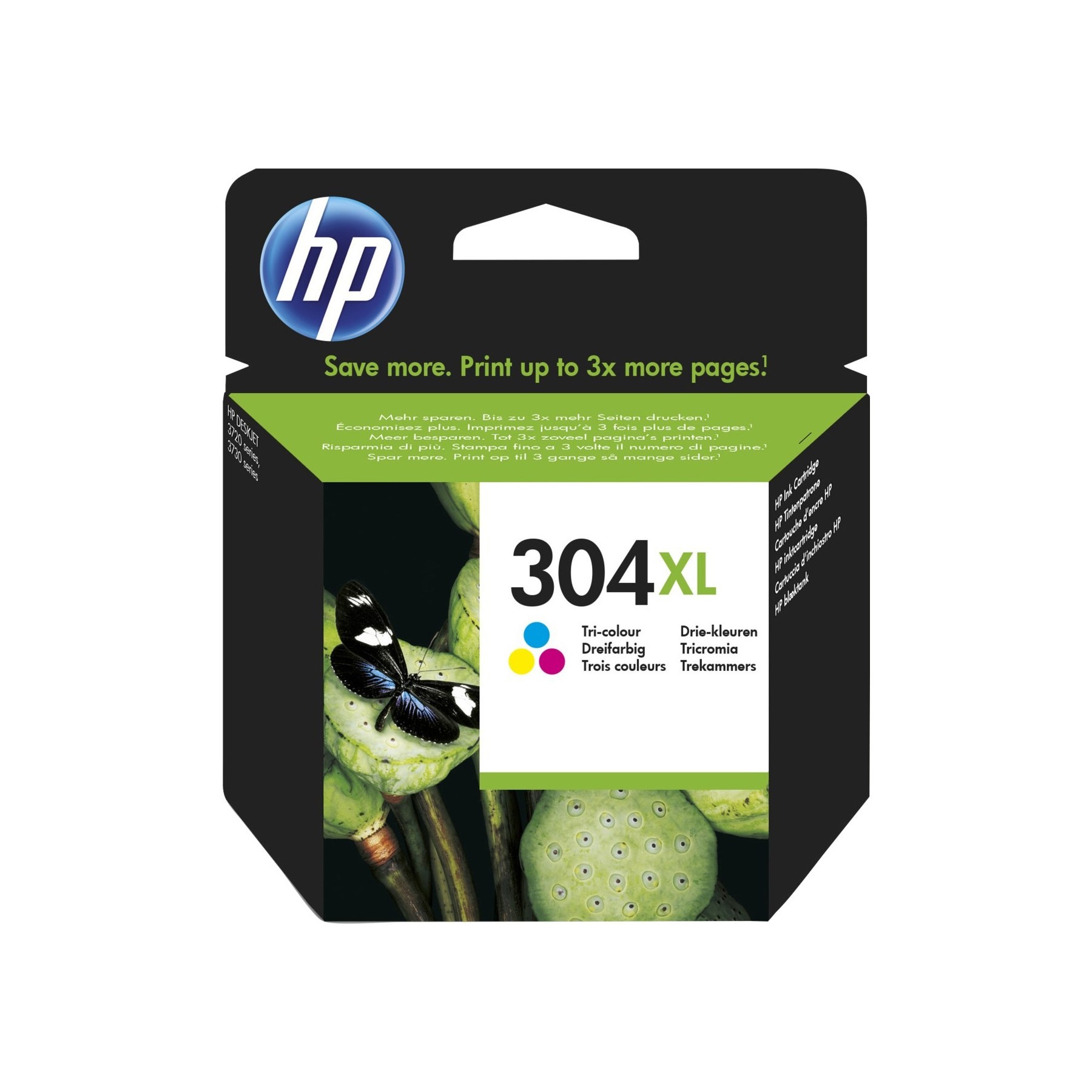 Tinta Original Hp Nº 304Xl Color Skjet 3720/3730/37