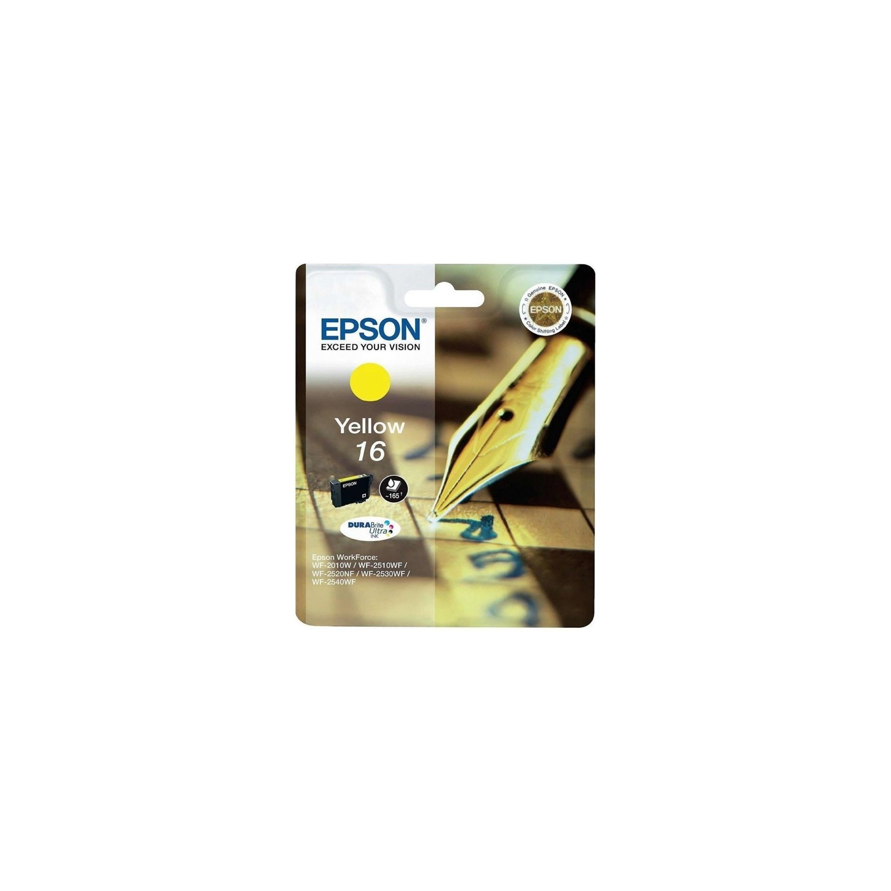 Tinta Original Epson T1634 Amarillo Wf-2010W,Wf-2510Wf,W