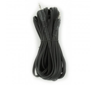 Cable 10M, 3.5Mm/3.5Mm, M/M 10M 3.5Mm 3.5Mm Negro Cable D