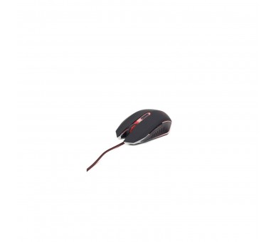 Raton Gembird Musg-001-R Usb 2400Dpi Ambidextro Negro, Rojo