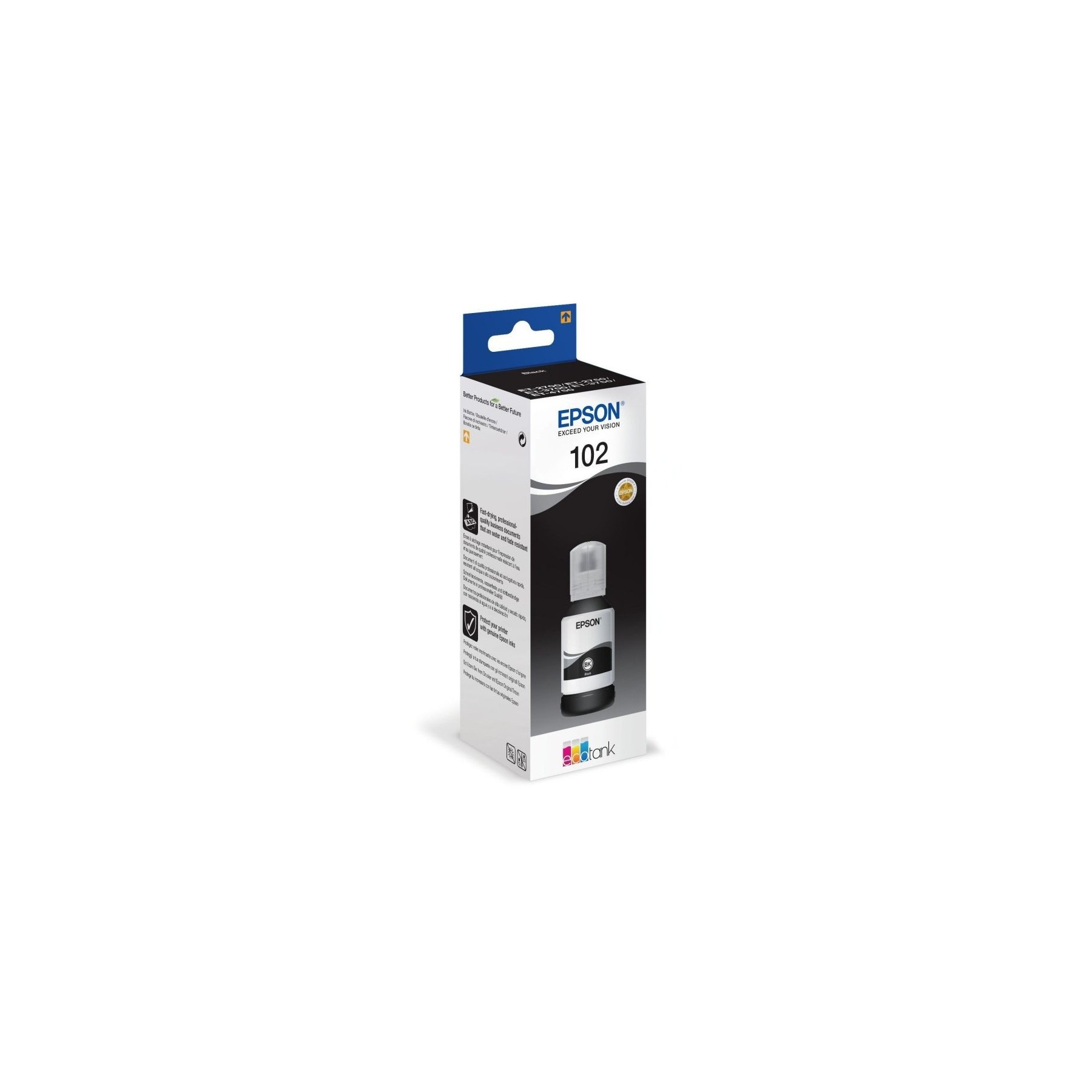 Botella Original Epson Botella Nº 102 Negro Ecotank C13T03R1