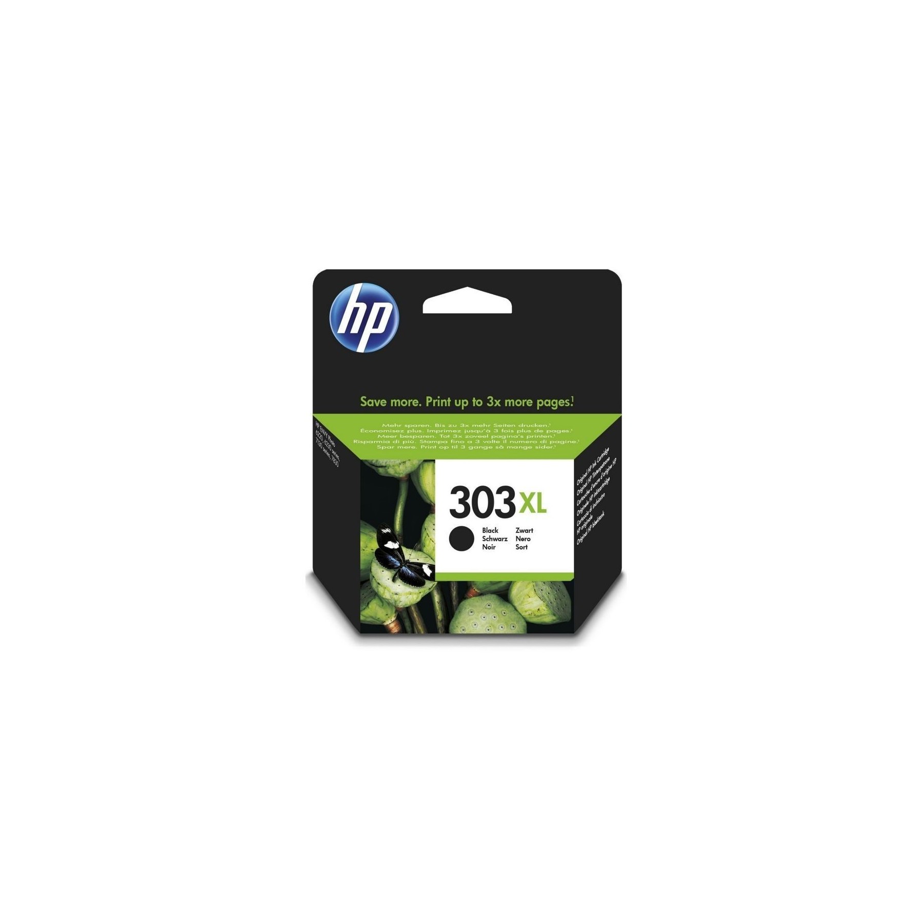 Cartucho Orig Hp Nº 303Xl Negro T6N04Ae