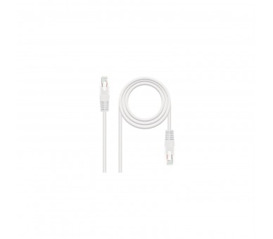 Nanocable Cable Red Latiguillo Rj45 Cat.5E Utp Awg24 Blanco