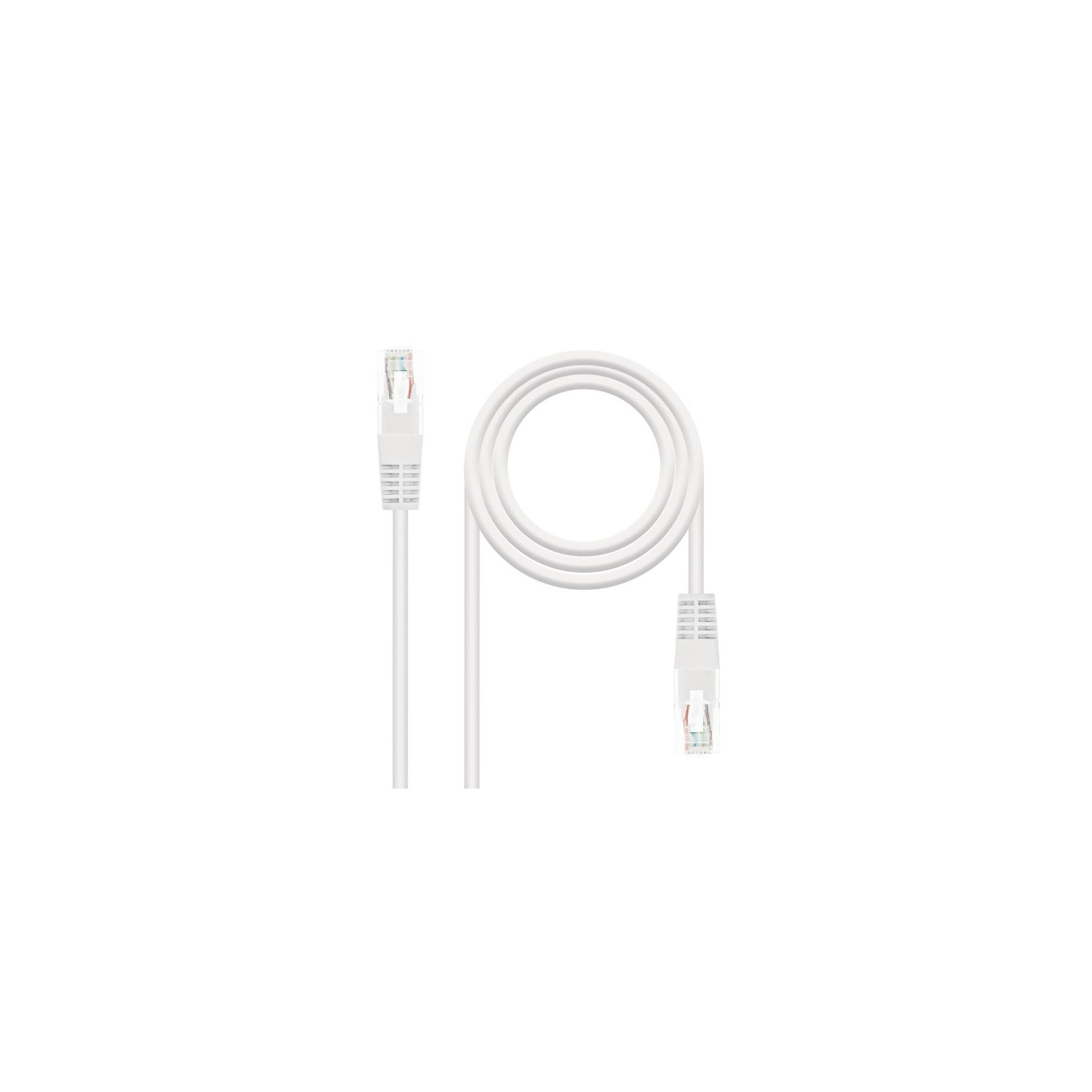 Nanocable Cable Red Latiguillo Rj45 Cat.5E Utp Awg24 Blanco